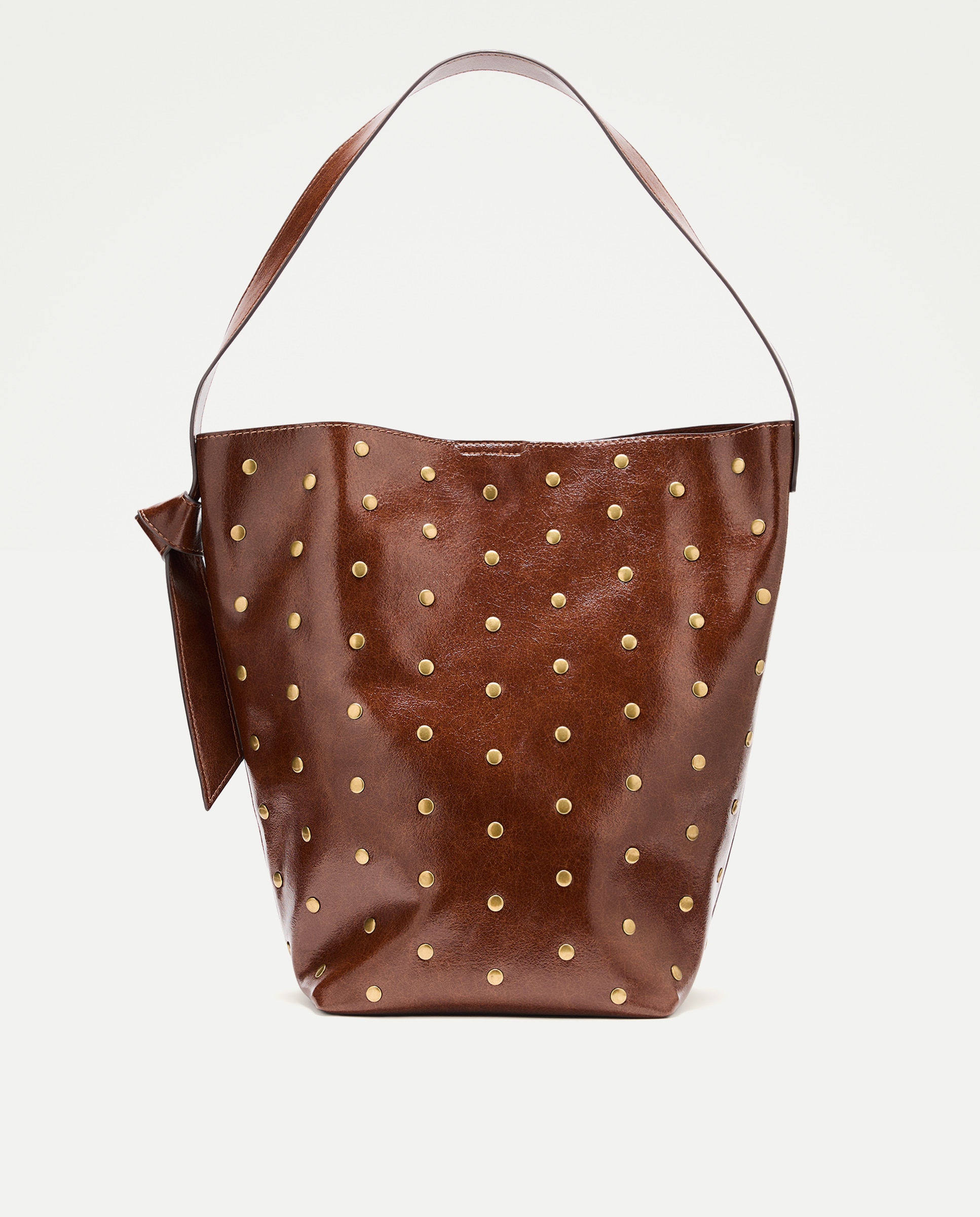 Imagem 0 de Mala Bucket de Ombro com Mini Tachas