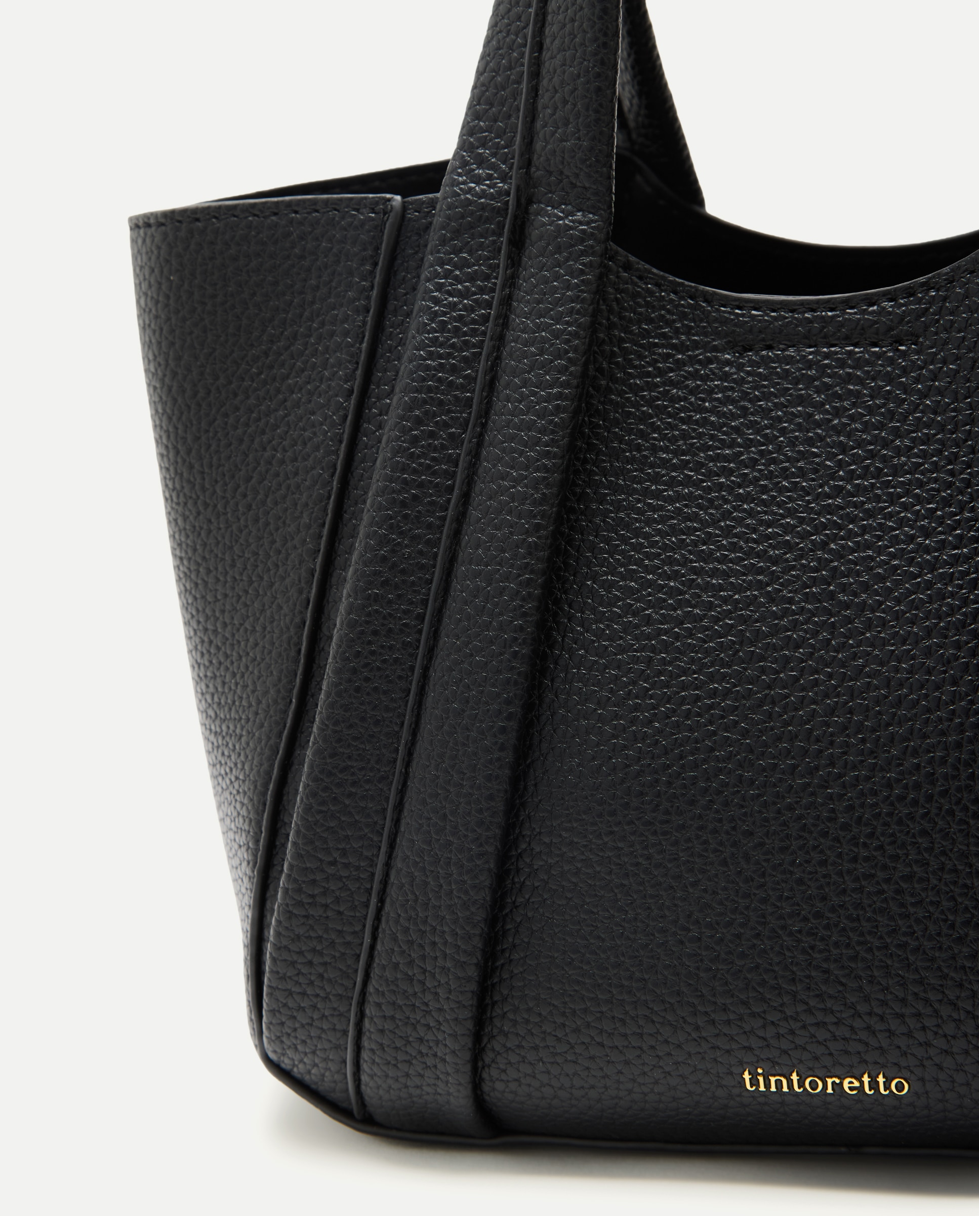 Mala Shopper 2 em 1 com Alça de Tiracolo Preto-5