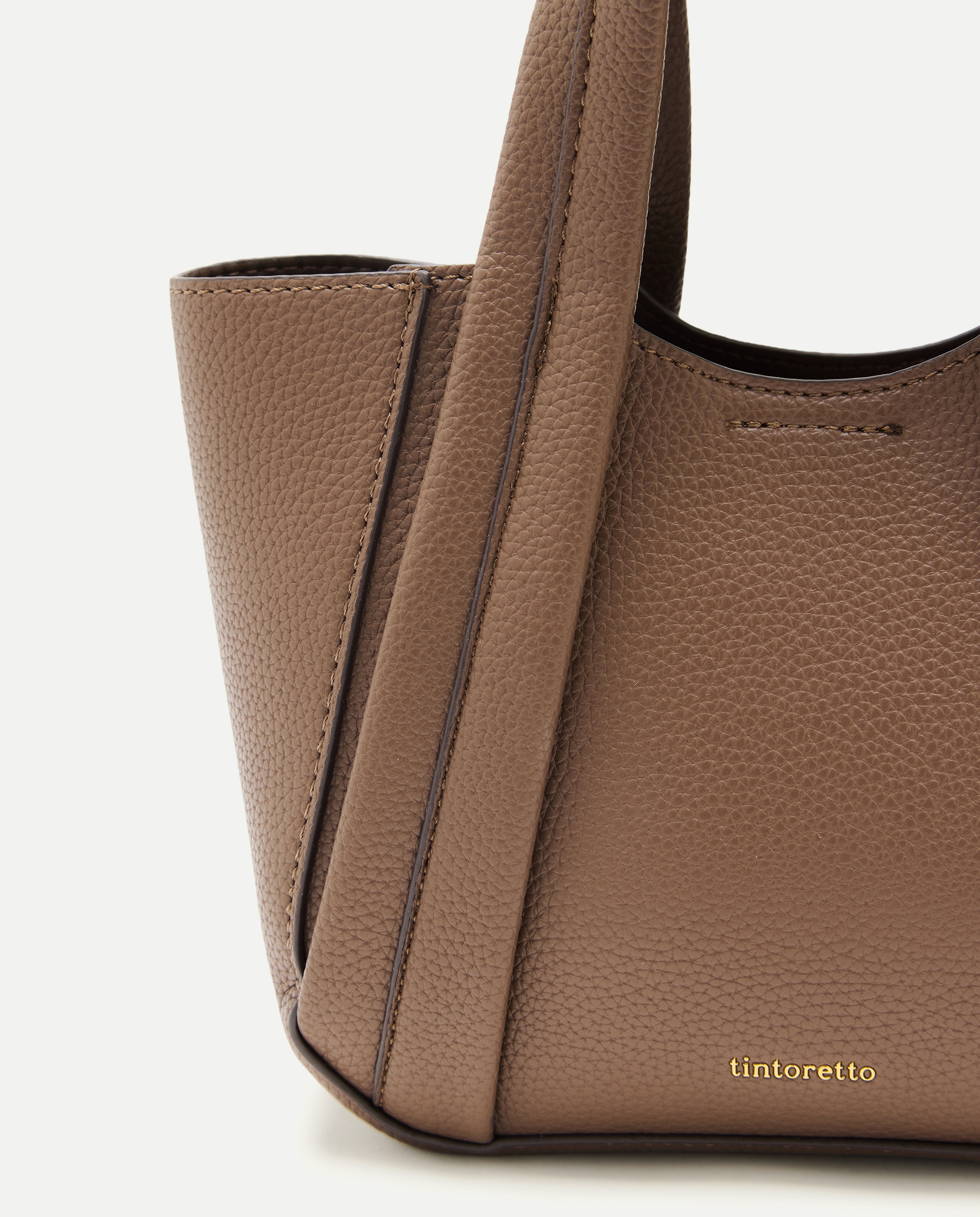 Mala Shopper 2 em 1 com Alça de Tiracolo Visom-Escuro-5