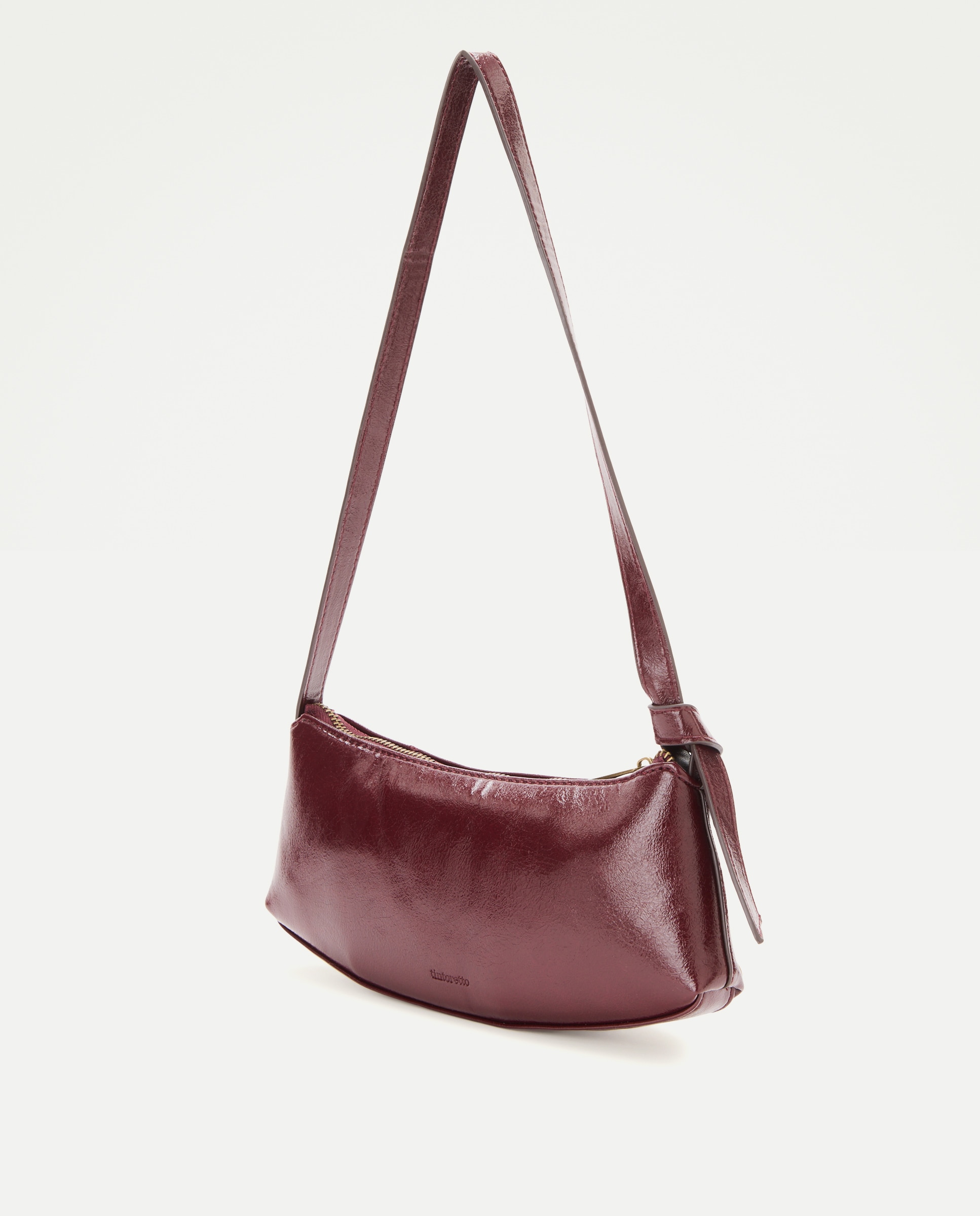 Mala de Ombro com Mini Tachas Bordeaux-2