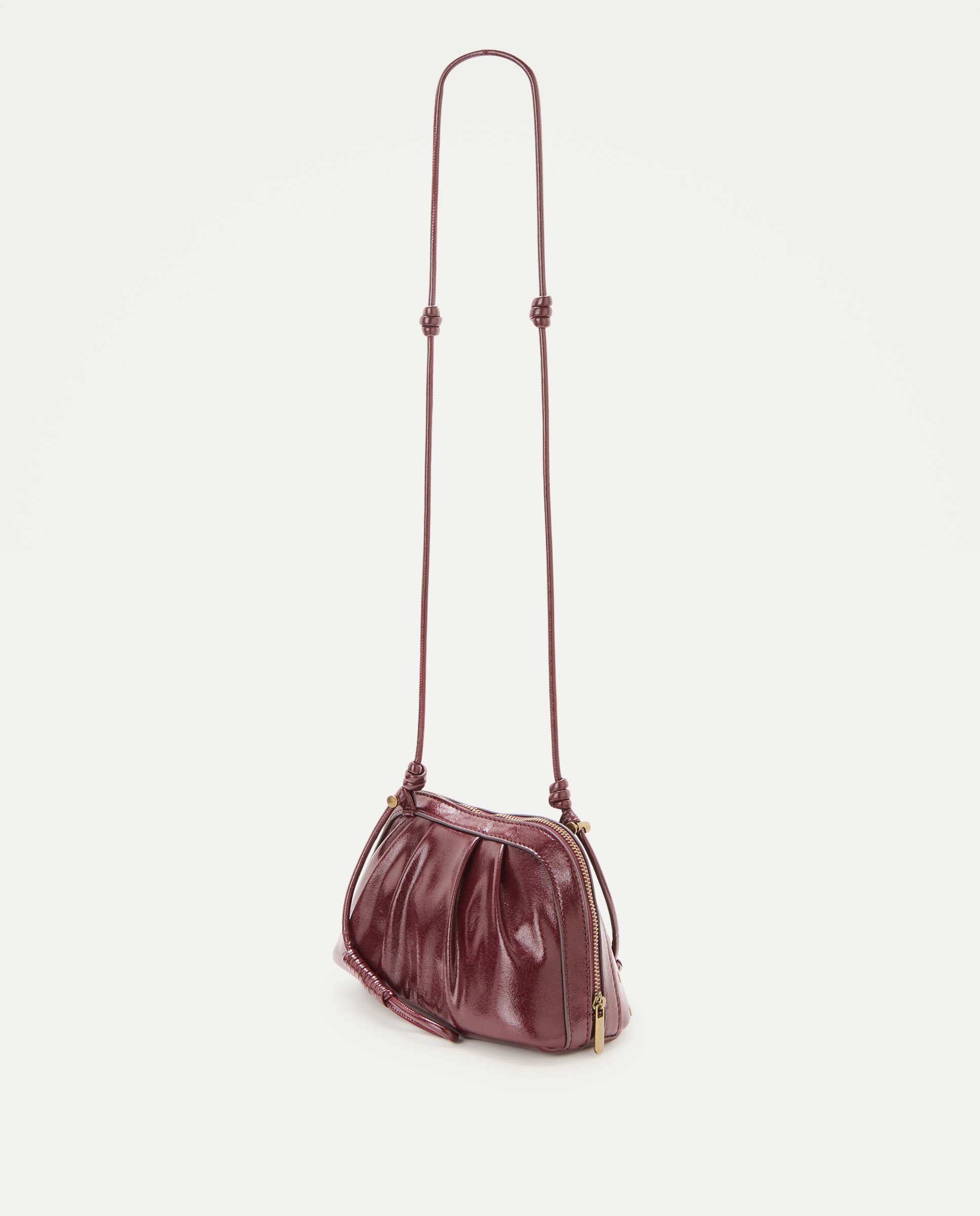Mala a Tiracolo com Mini Tachas Bordeaux-2