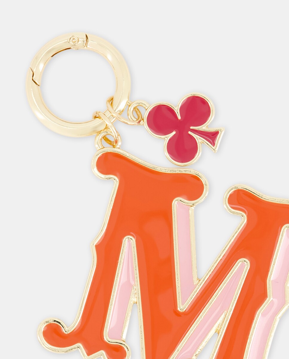 Porta-Chaves com a Letra M Vermelhão-3
