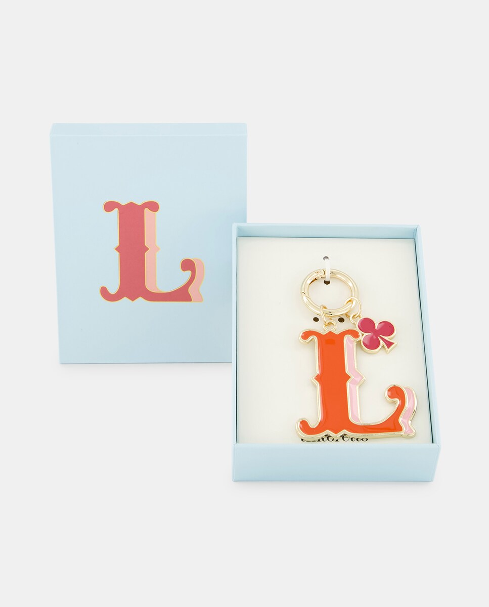 Porta-Chaves com a Letra L Vermelhão-1