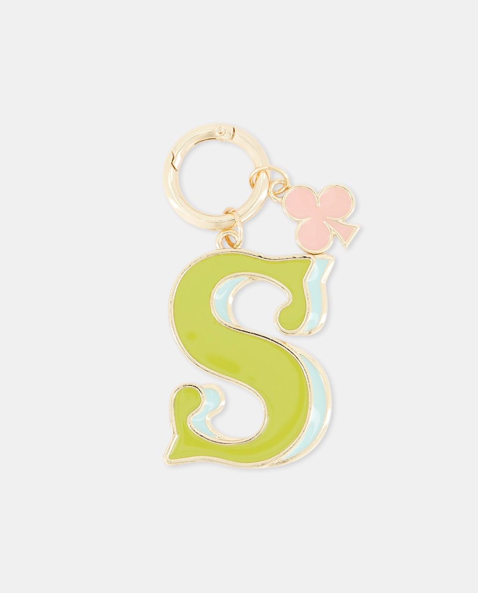 Porta-Chaves com a Letra S 510 Verde Claro-2
