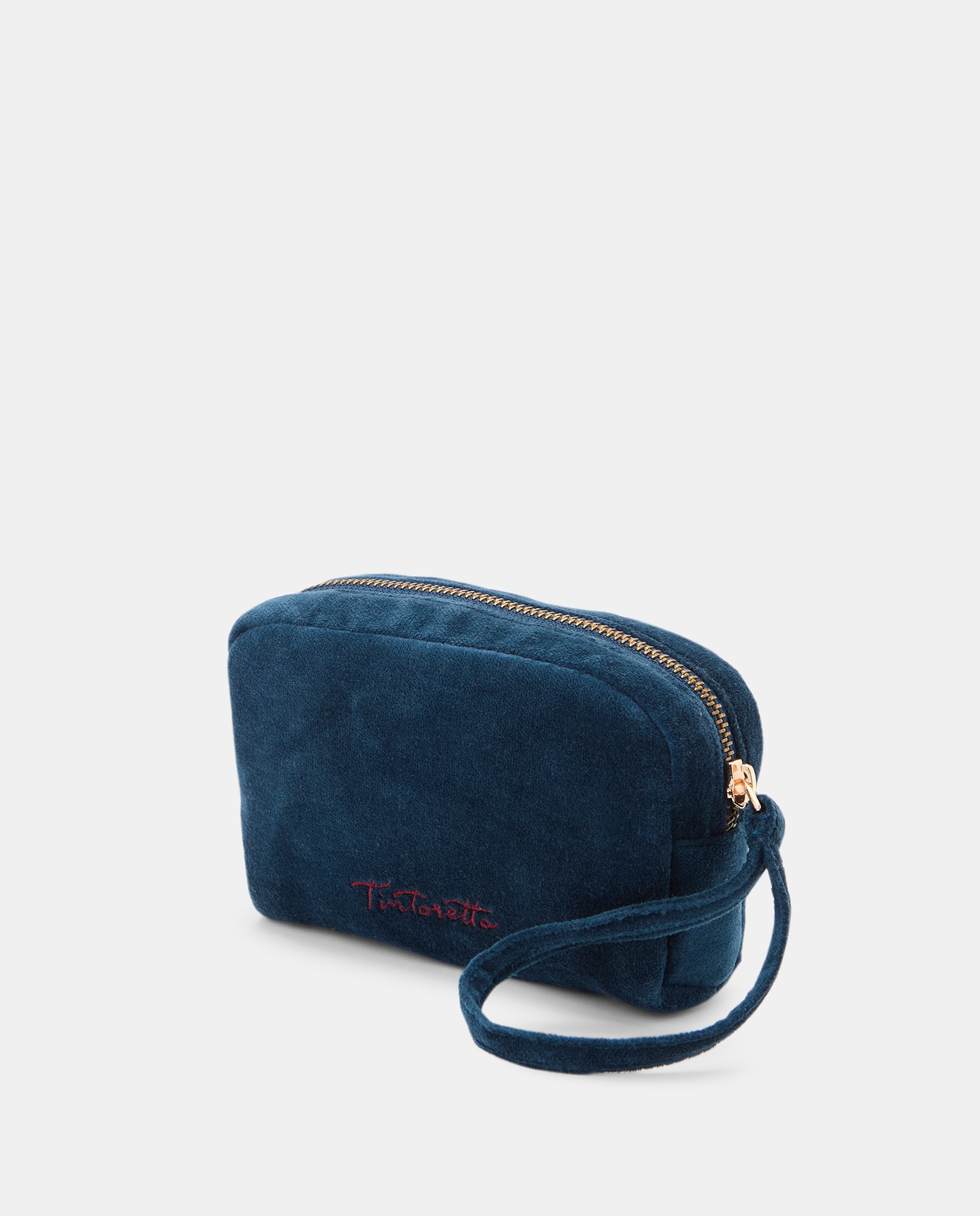 Nécessaire com Detalhe da Letra P 400 Azul-2