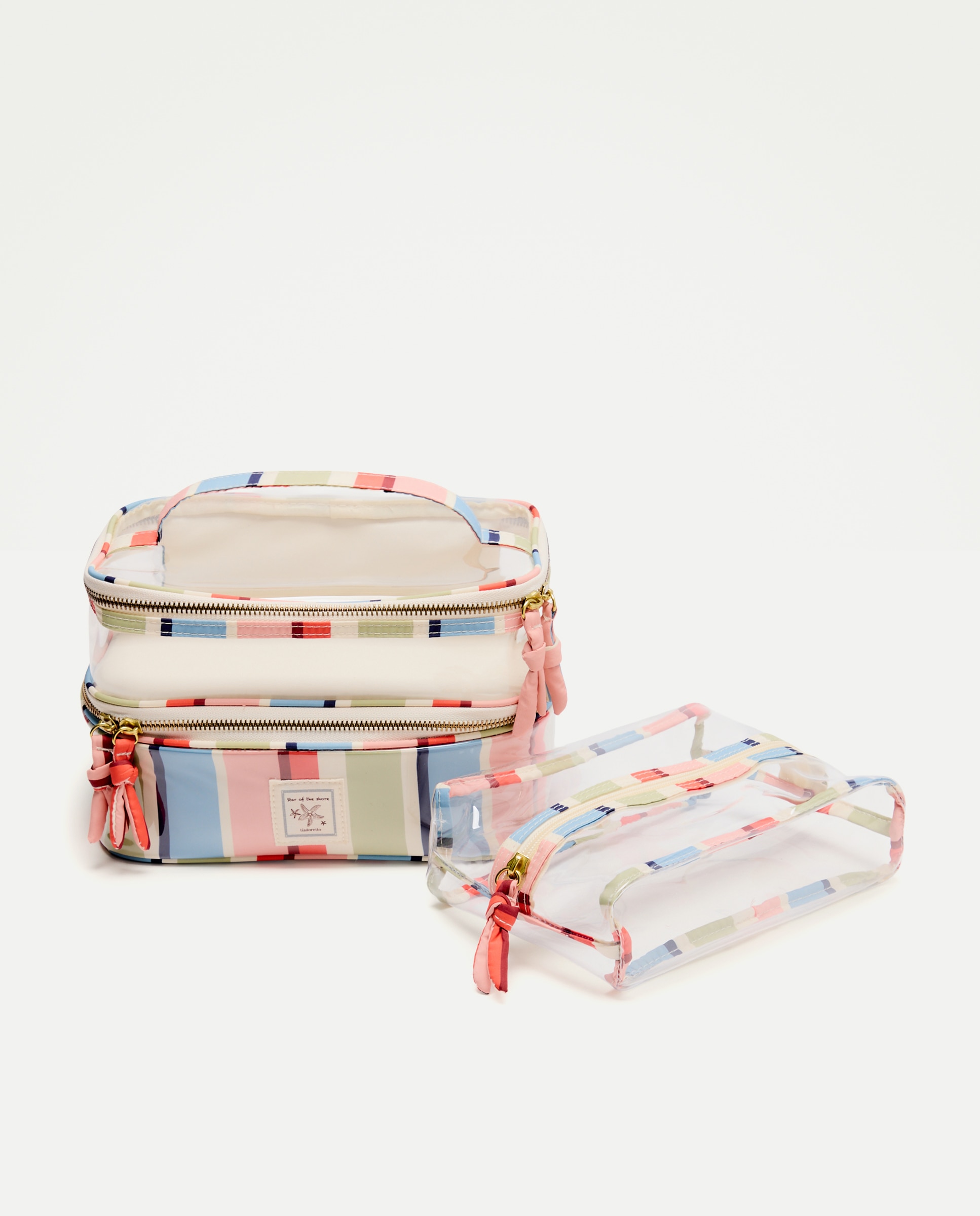 Pack de 3 Nécessaires Estampados Rosa-4