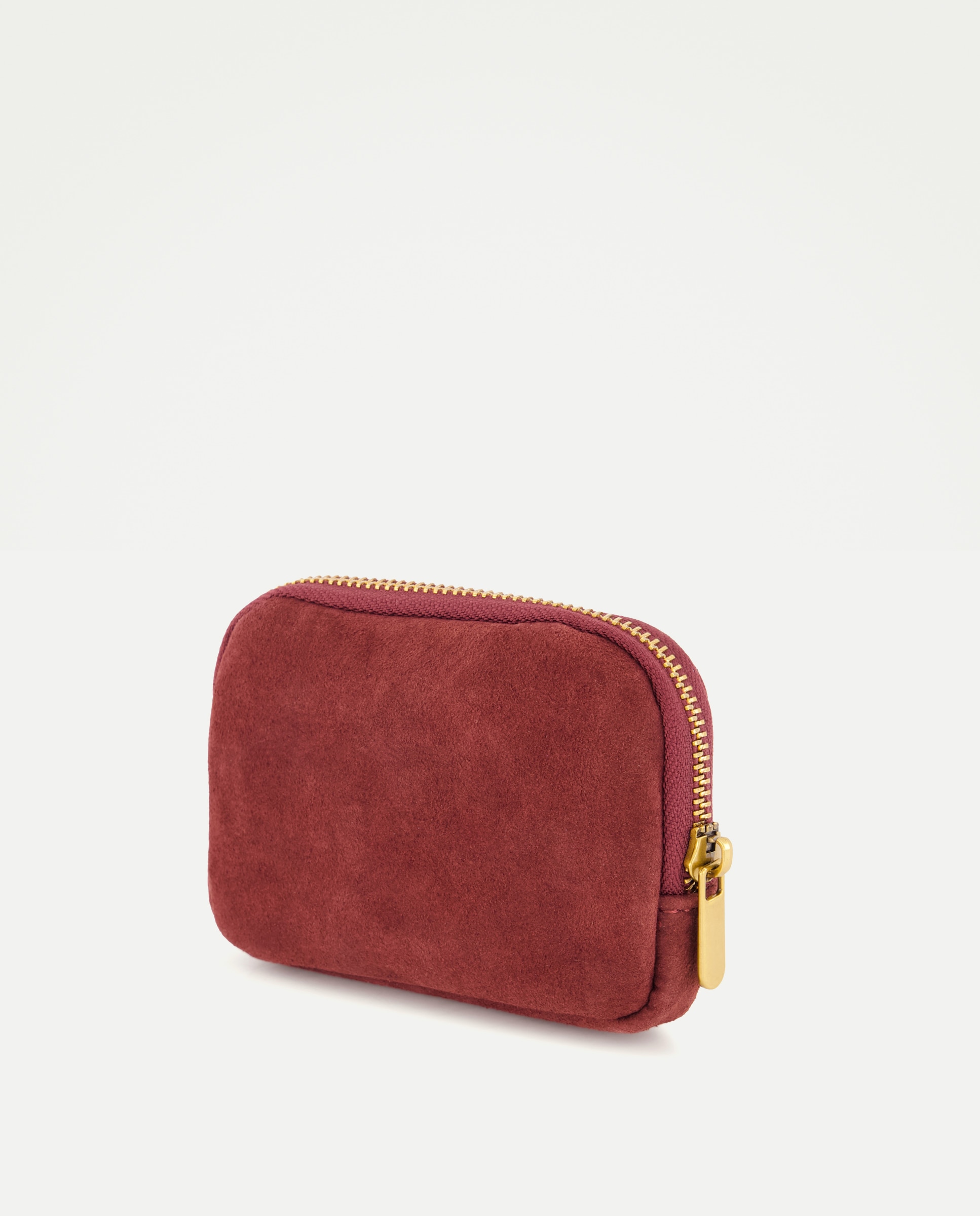 Porta-Moedas com Fecho de Correr e Mini Tachas Bordeaux-2