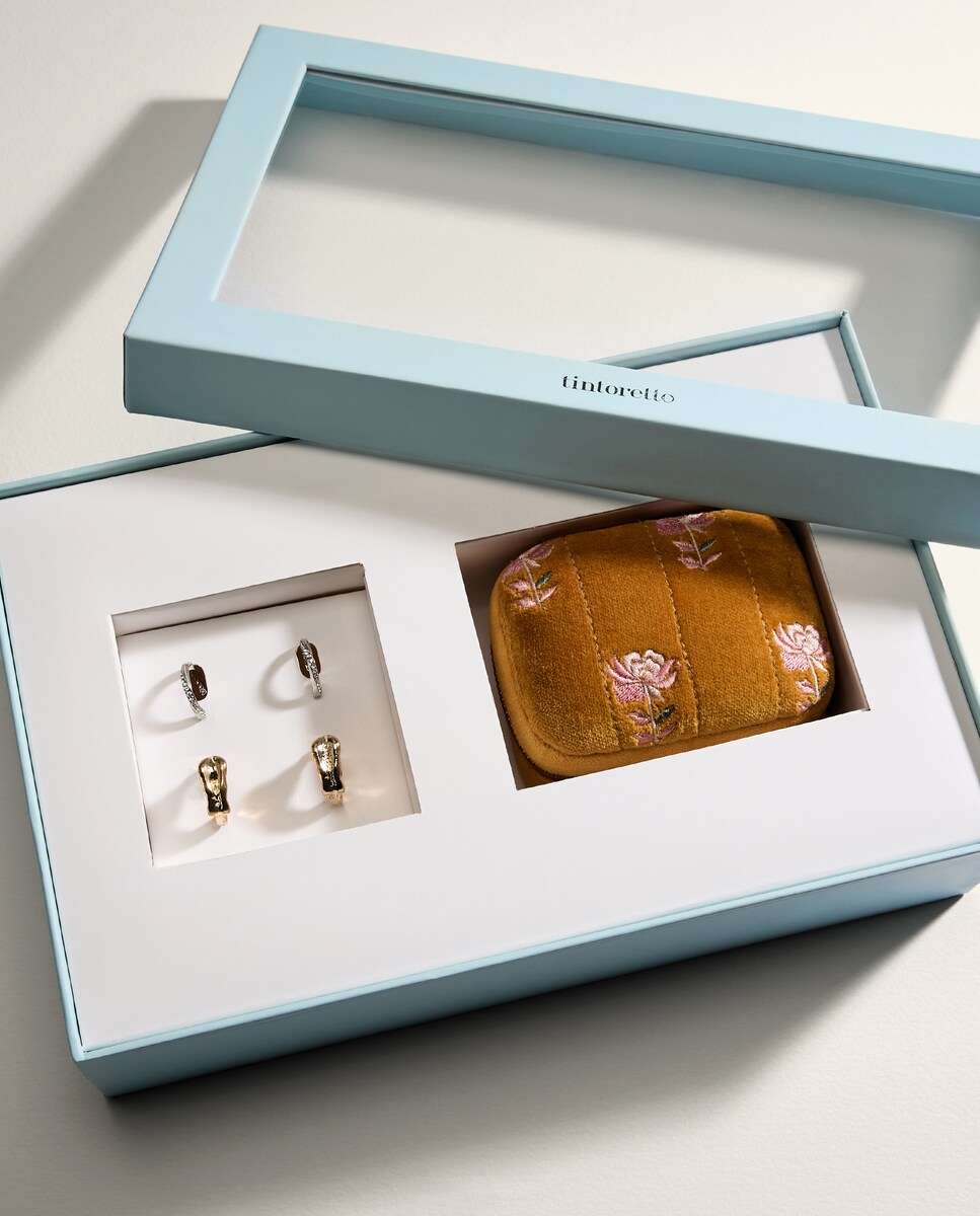 Pack de Bijuteria e Guarda-Joias Mostarda-3