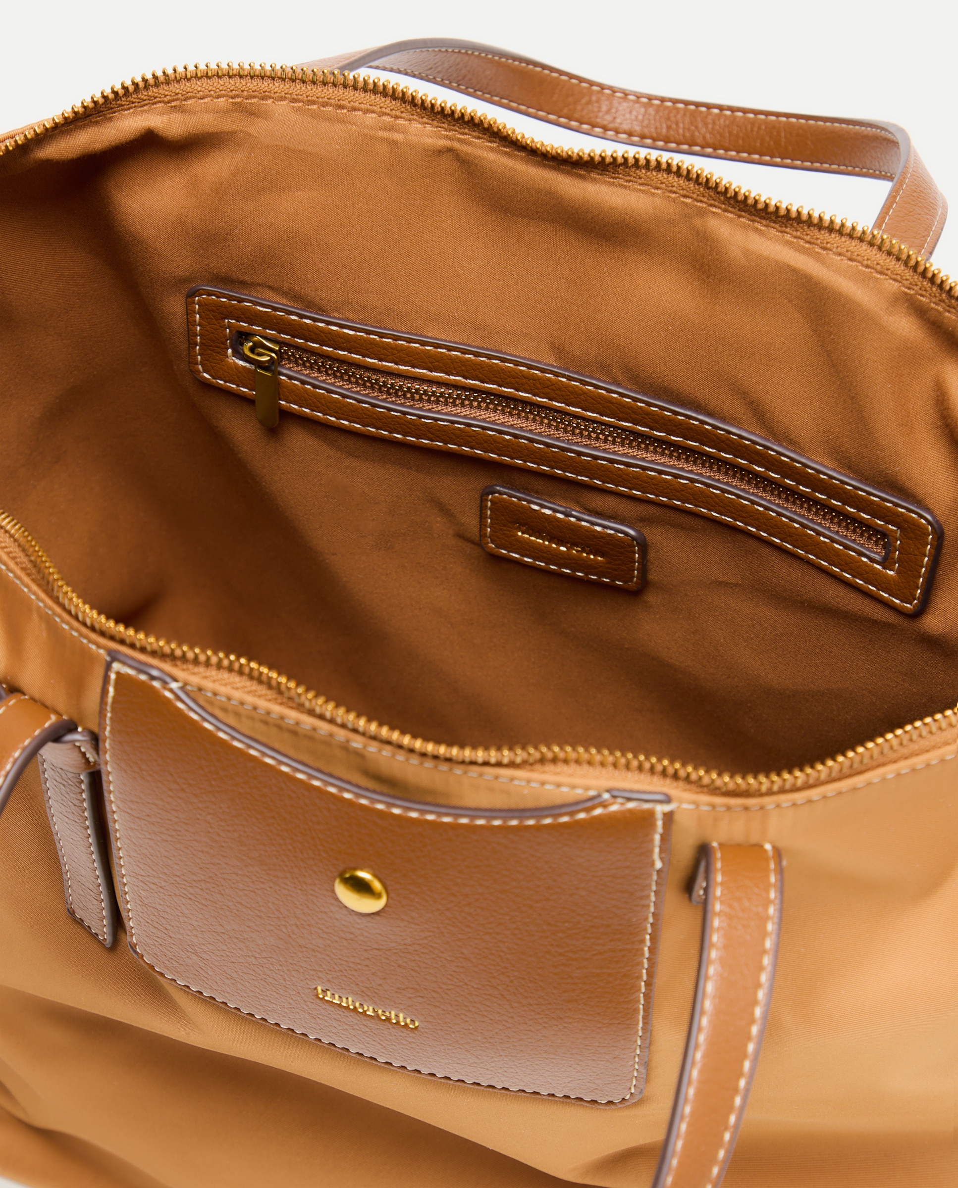 Mala Shopper de Nylon 730 Camel-3