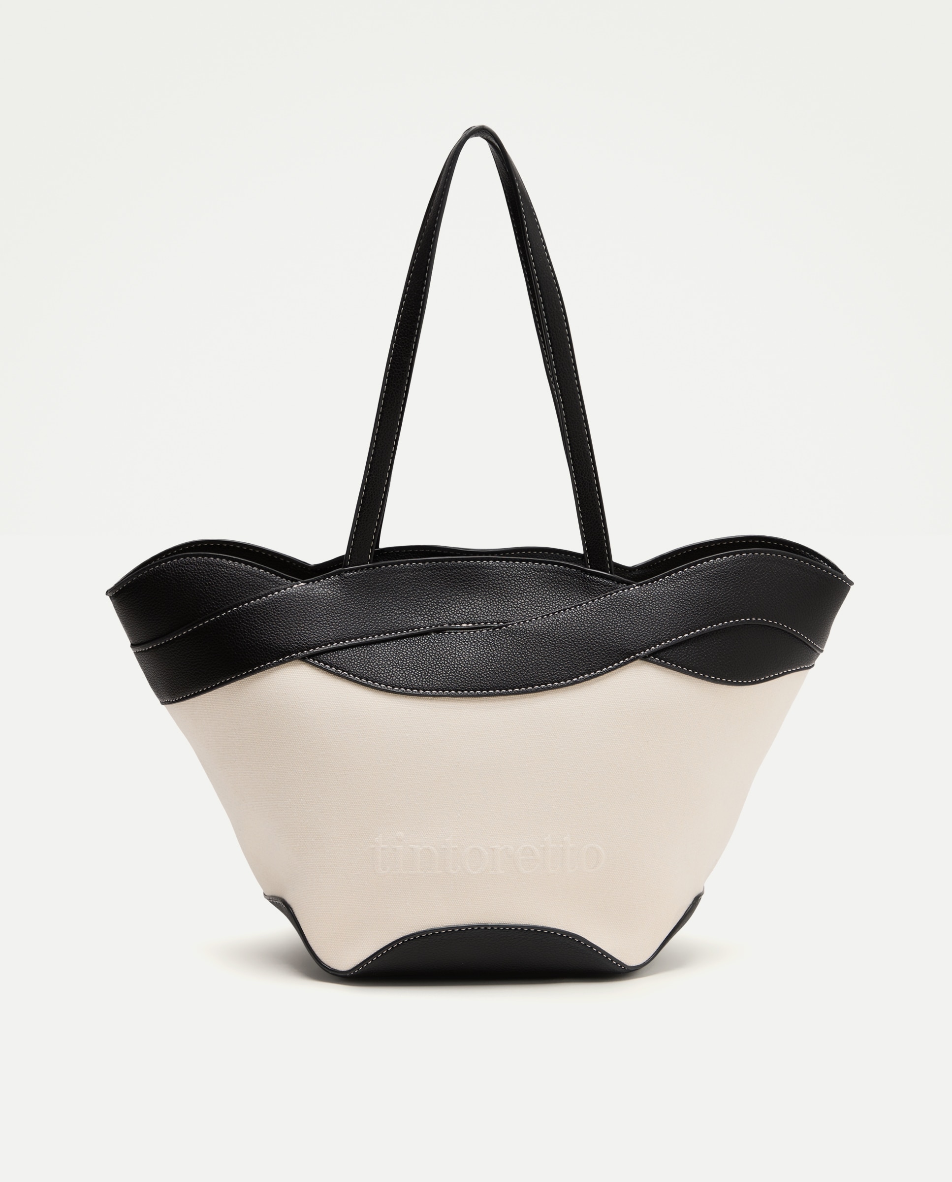 Imagem 0 de Mala Shopper de Lona com Trança