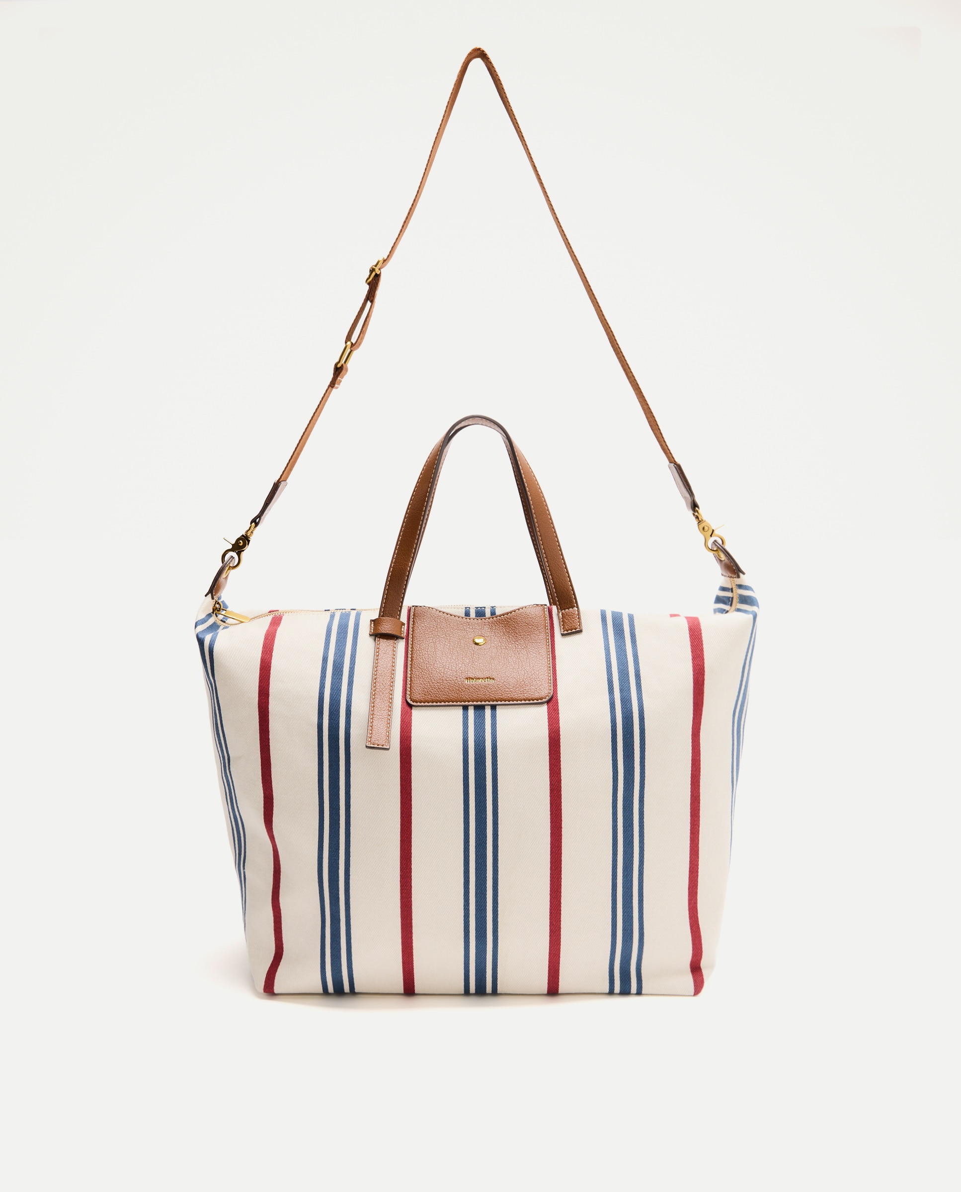 Bolso shopper de nylon Blanco