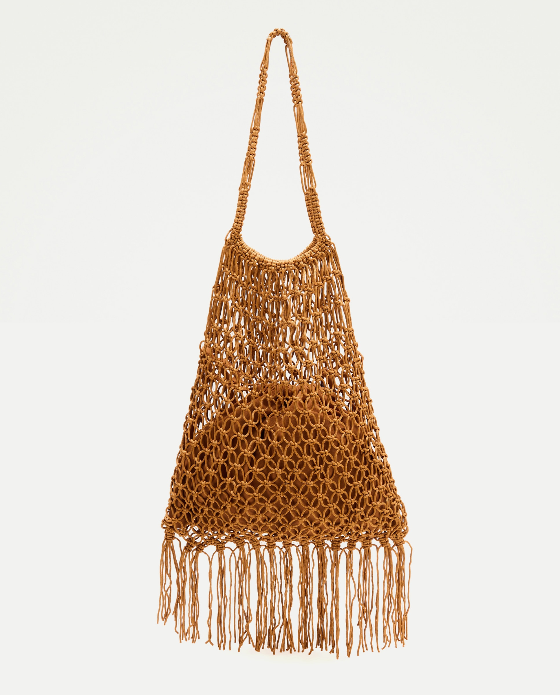 Imagem 0 de Mala Shopper de Rede com Franjas