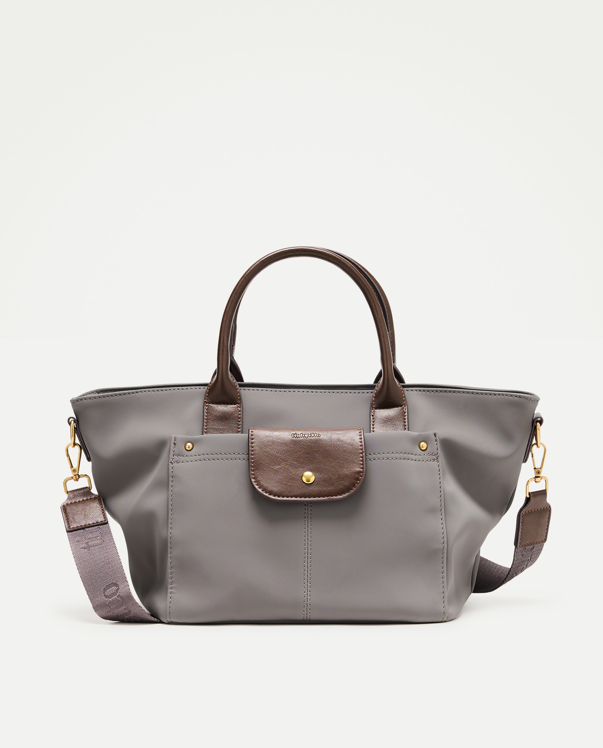 Imagem 0 de Mala Shopper de Nylon com Bolsos