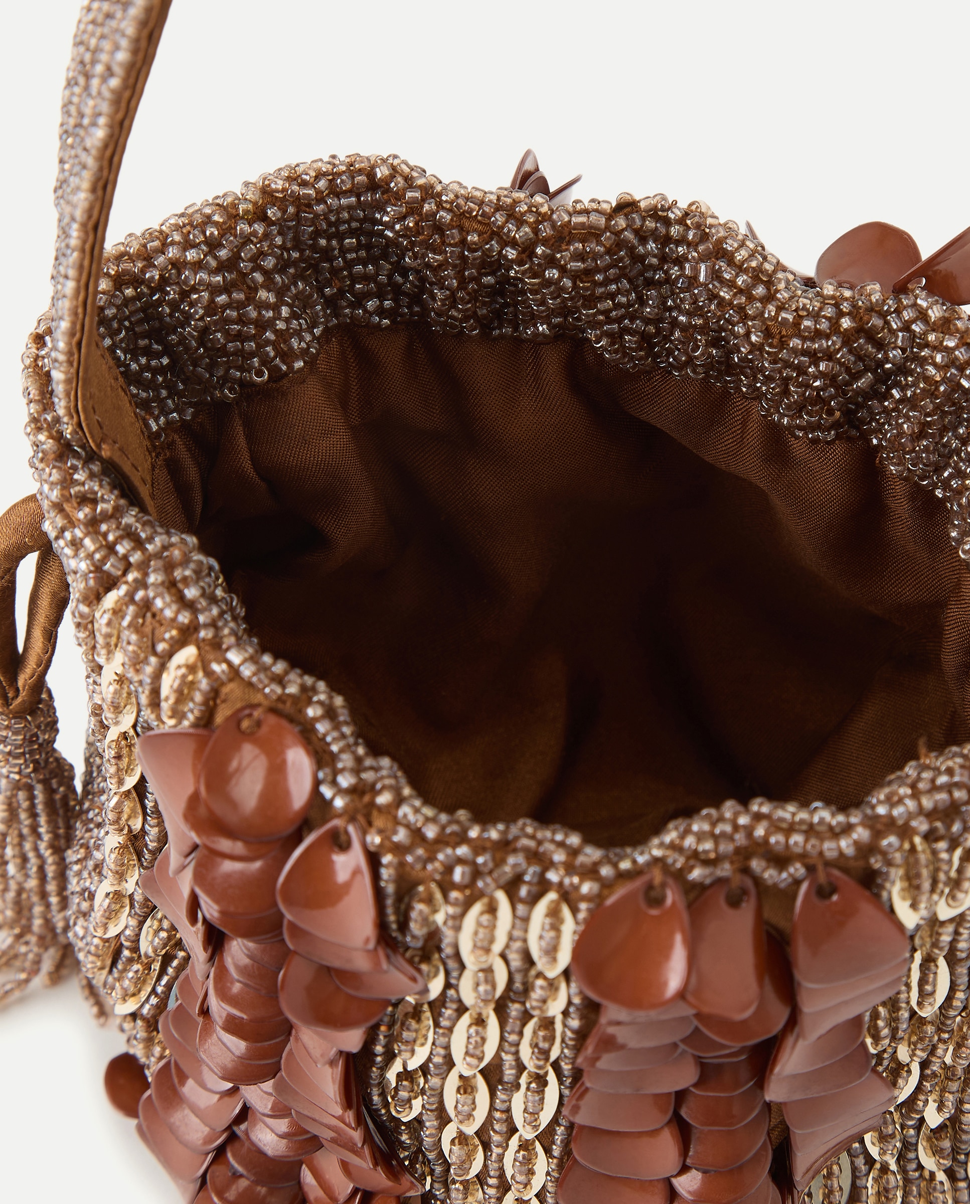 Mala Tipo Saco Bordada Chocolate-4