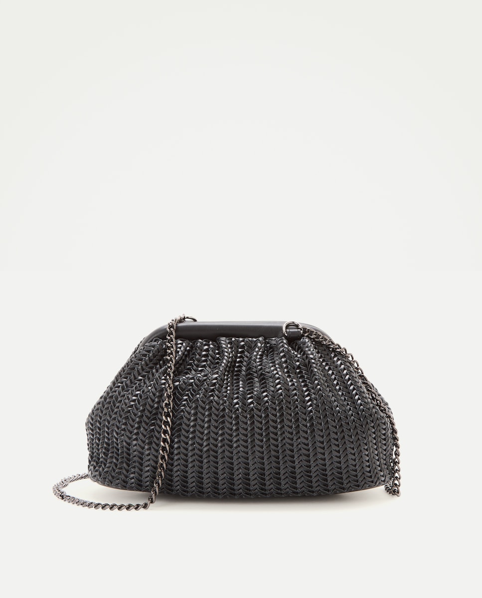 Imagen 0 de Bolso de mano con cadena de fiesta Burdeos