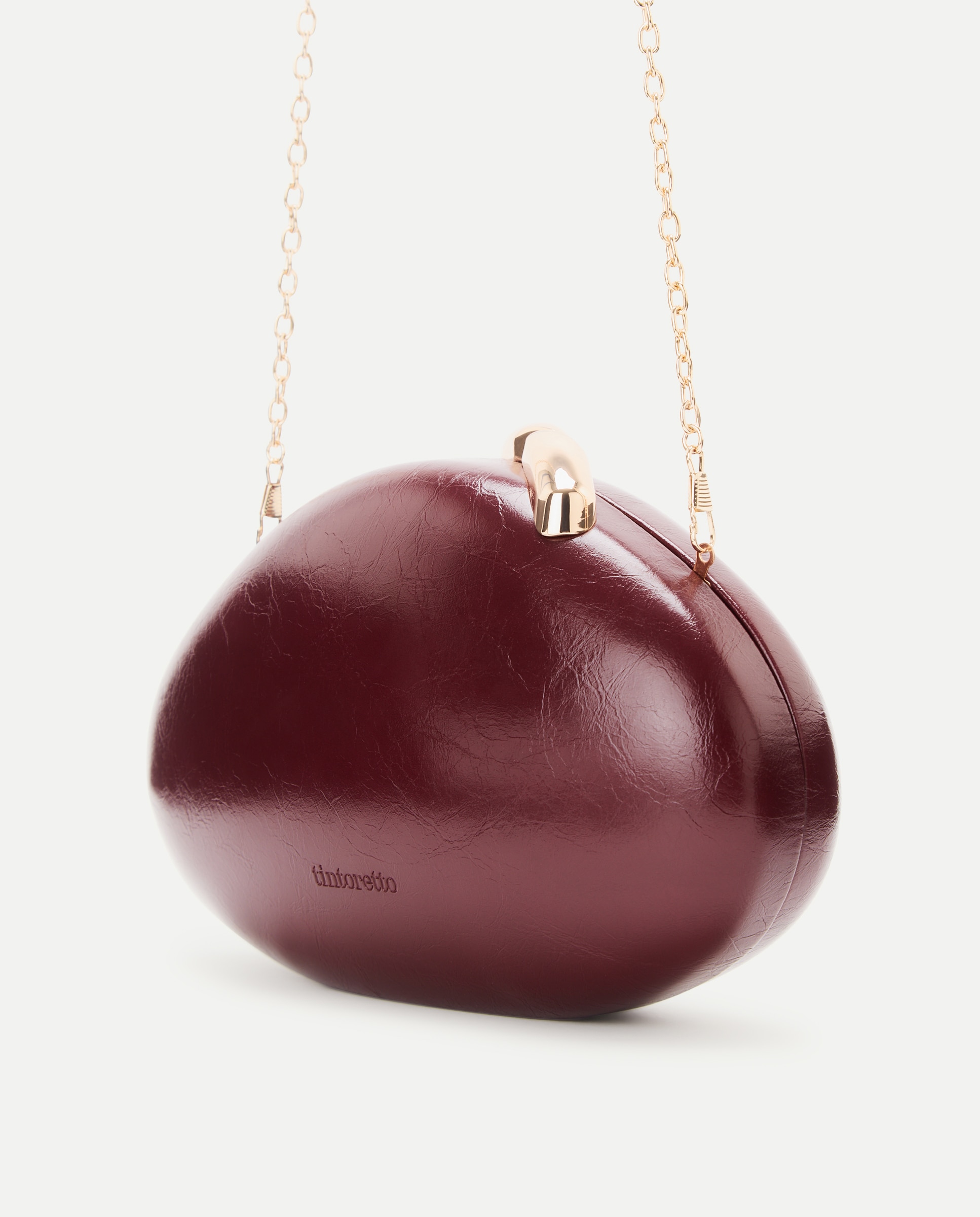 Bolso de mano de fiesta con metal decorativo - Tintoretto - Burdeos Burdeos-6