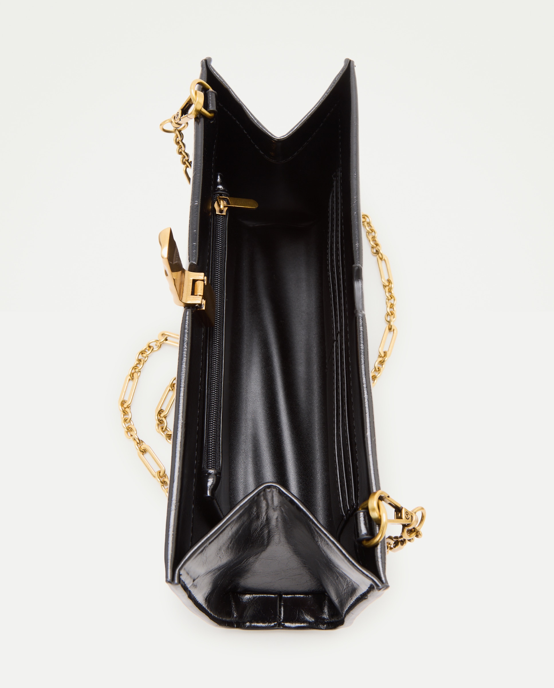 Bolso sobre efecto piel de fiesta - Tintoretto - Negro Negro-5
