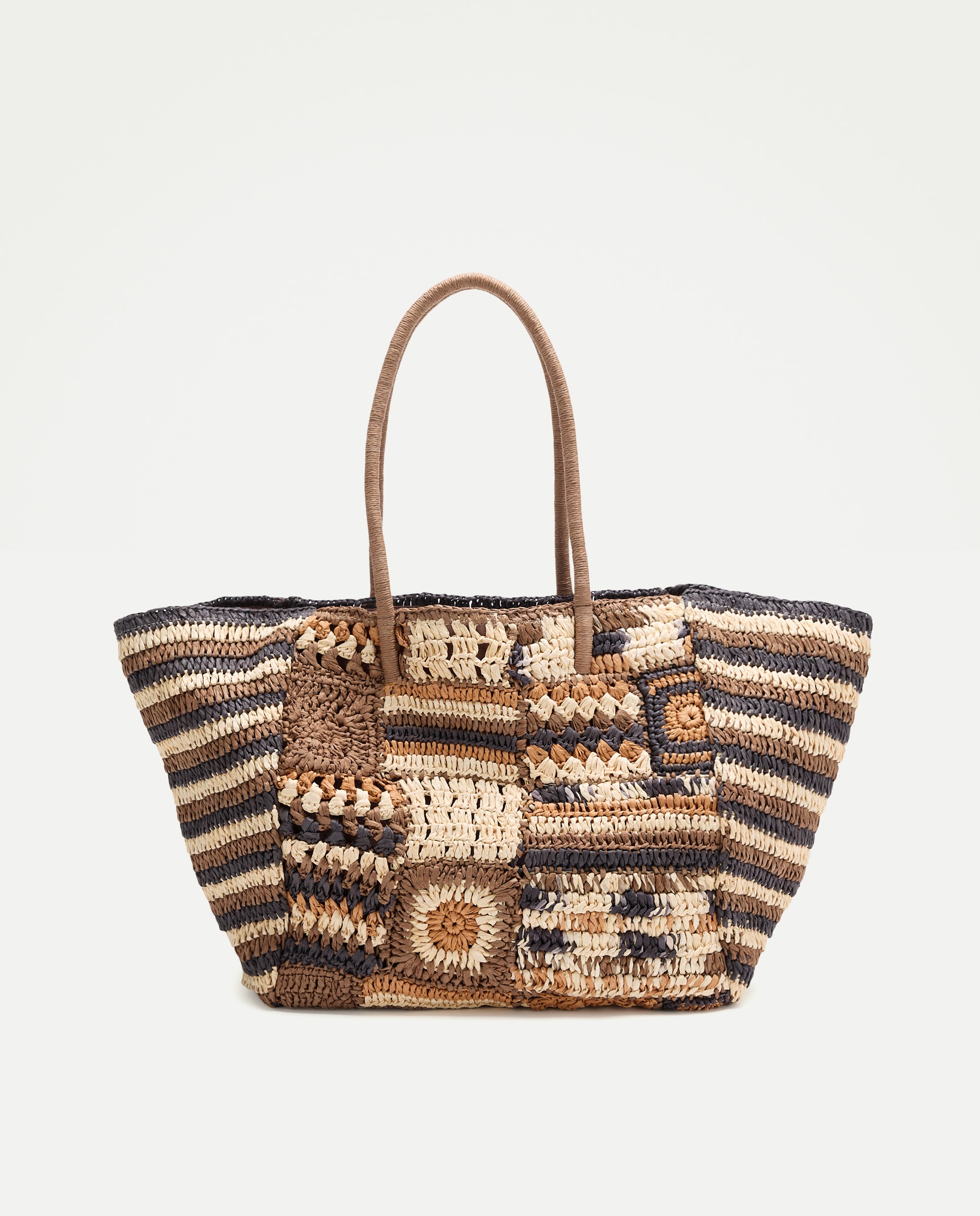 Imagem 0 de Mala Shopper de Fibras Naturais com Patch