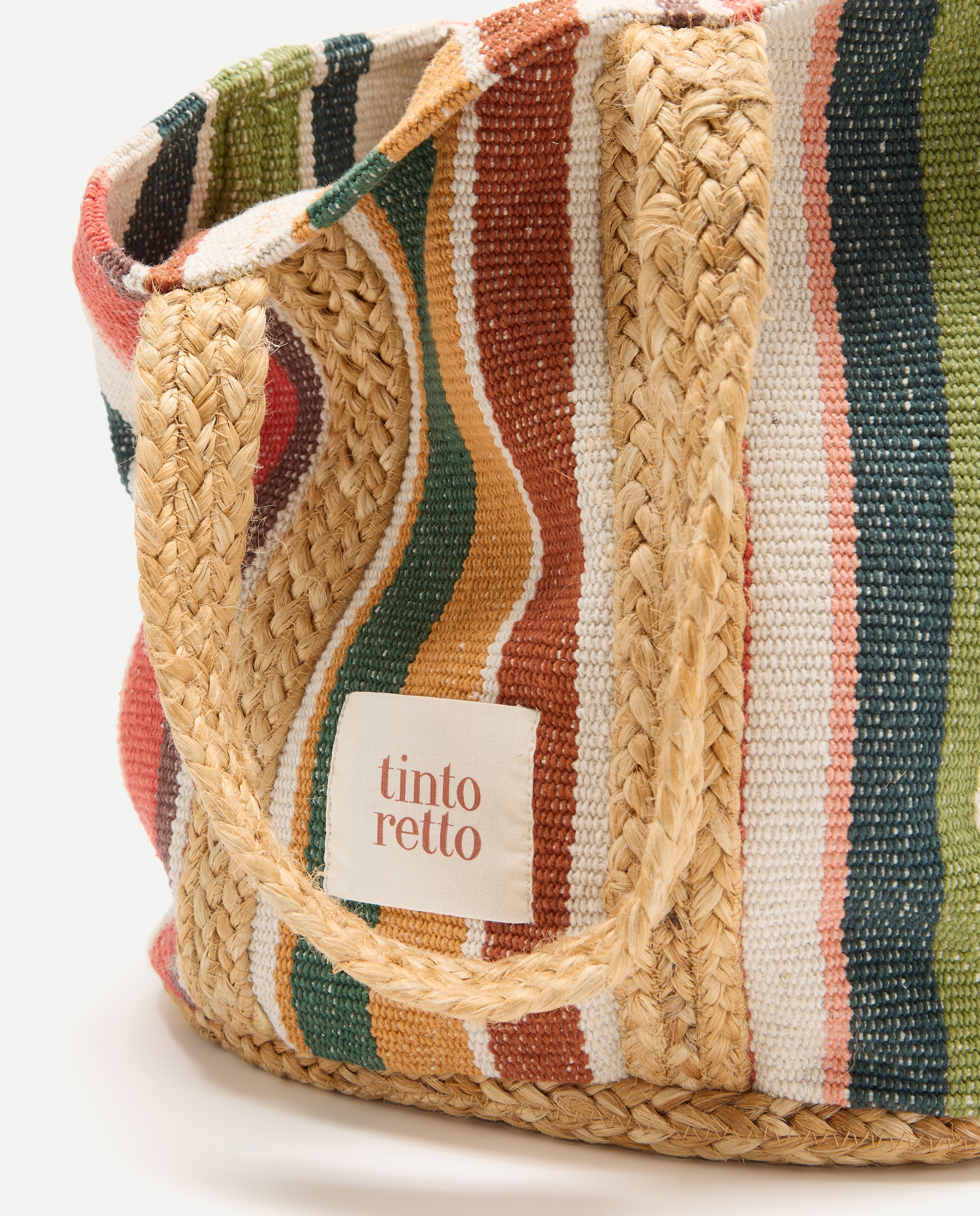 Mala Shopper de Praia - Multicolor Verde-3