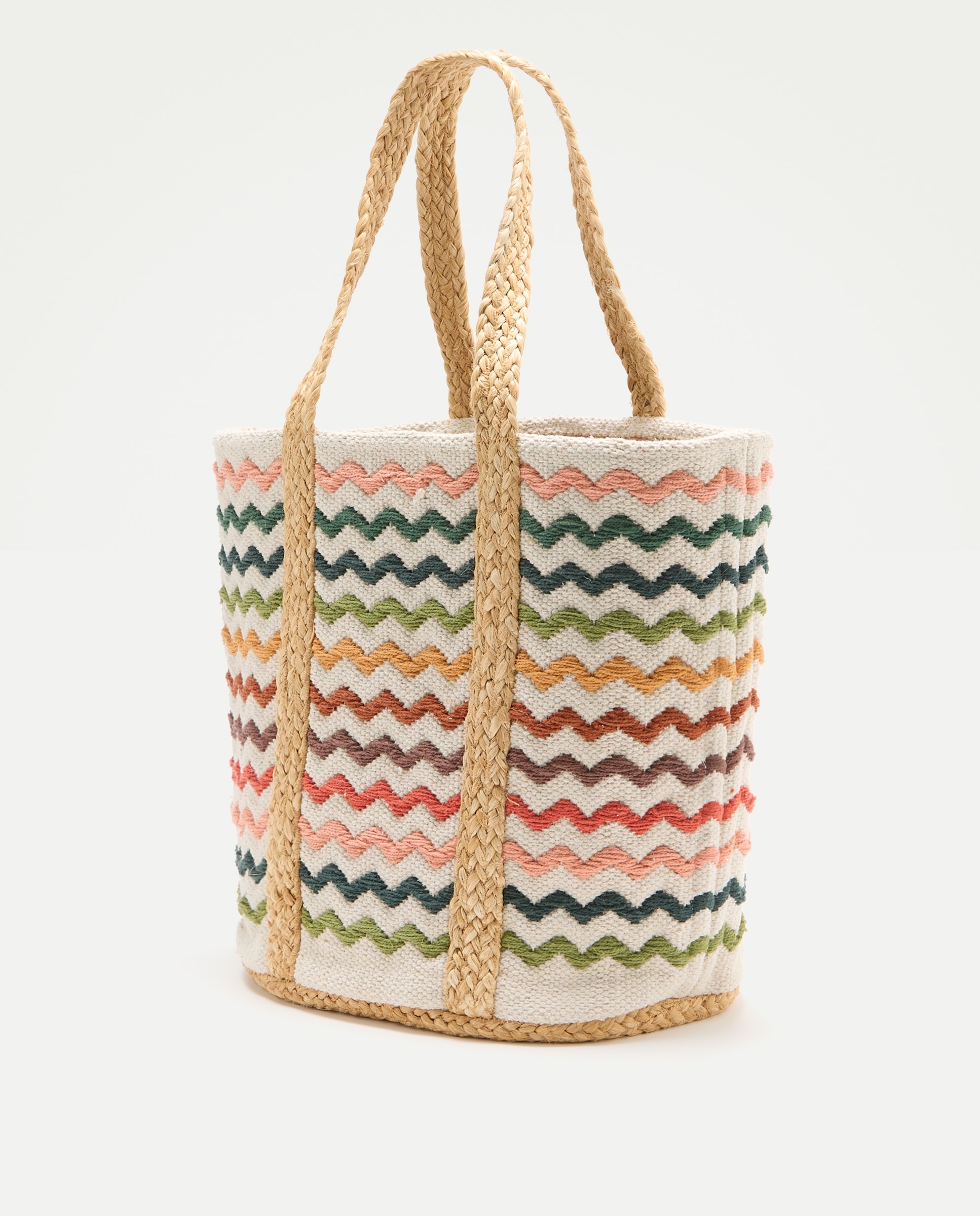 Mala Shopper de Praia - Multicolor Amarelo-2