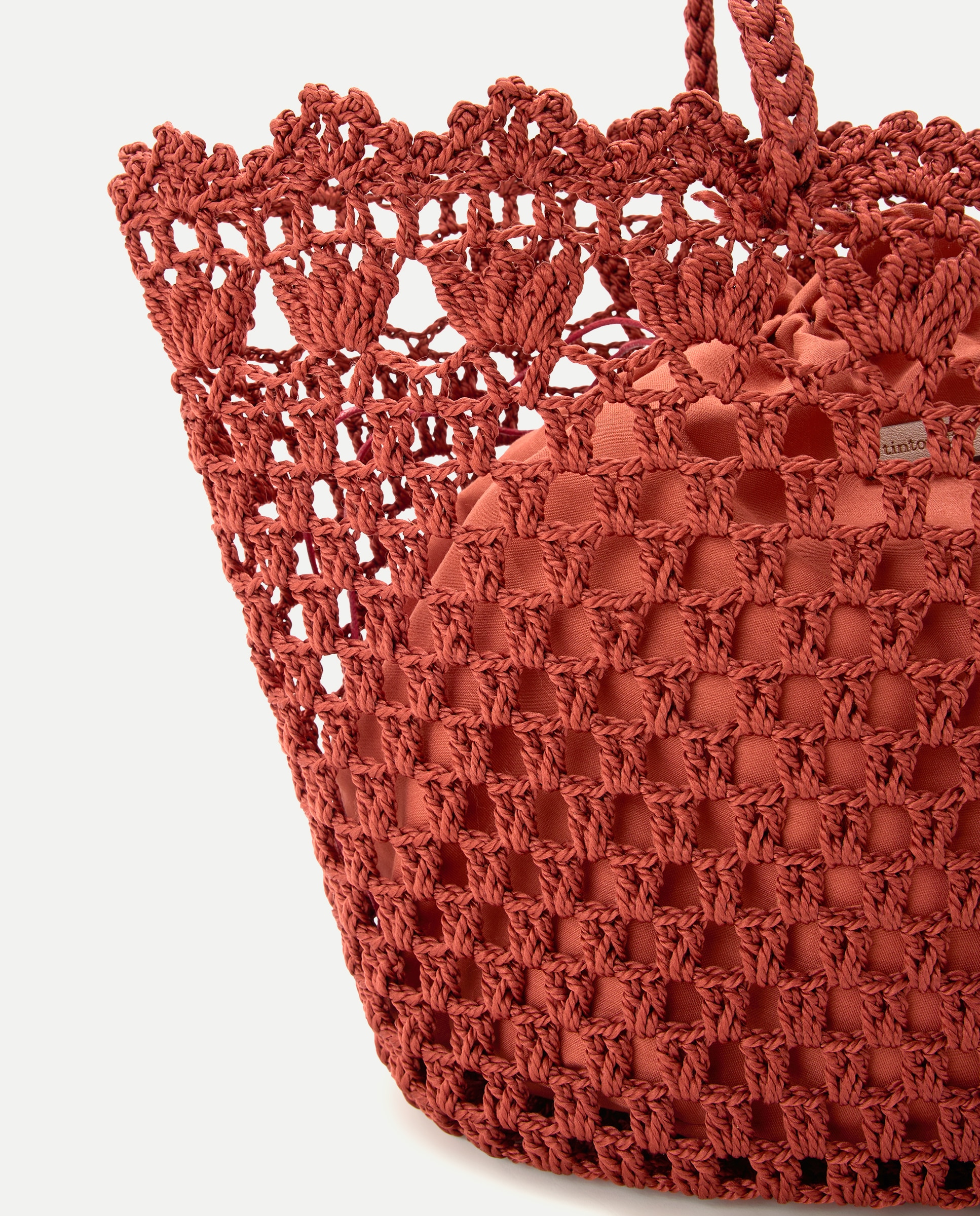 Mala Shopper de Crochet Laranja-queimado-4