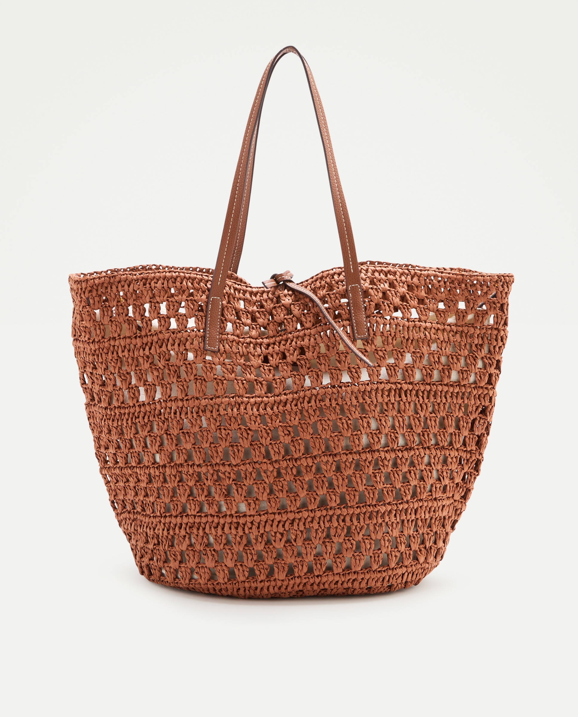 Imagem 0 de Mala Shopper com Efeito de Ráfia