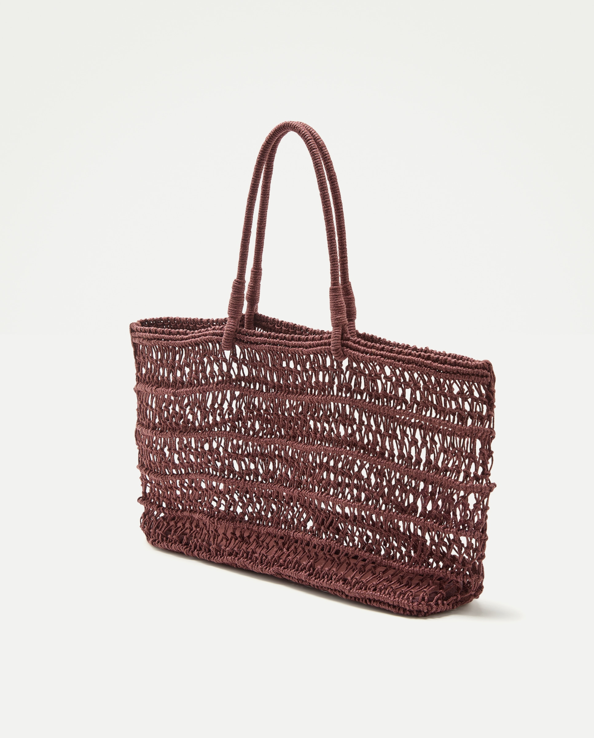 Imagen 2 de Bolso shopper de yute trenzado - Tintoretto - Marrón Marrón