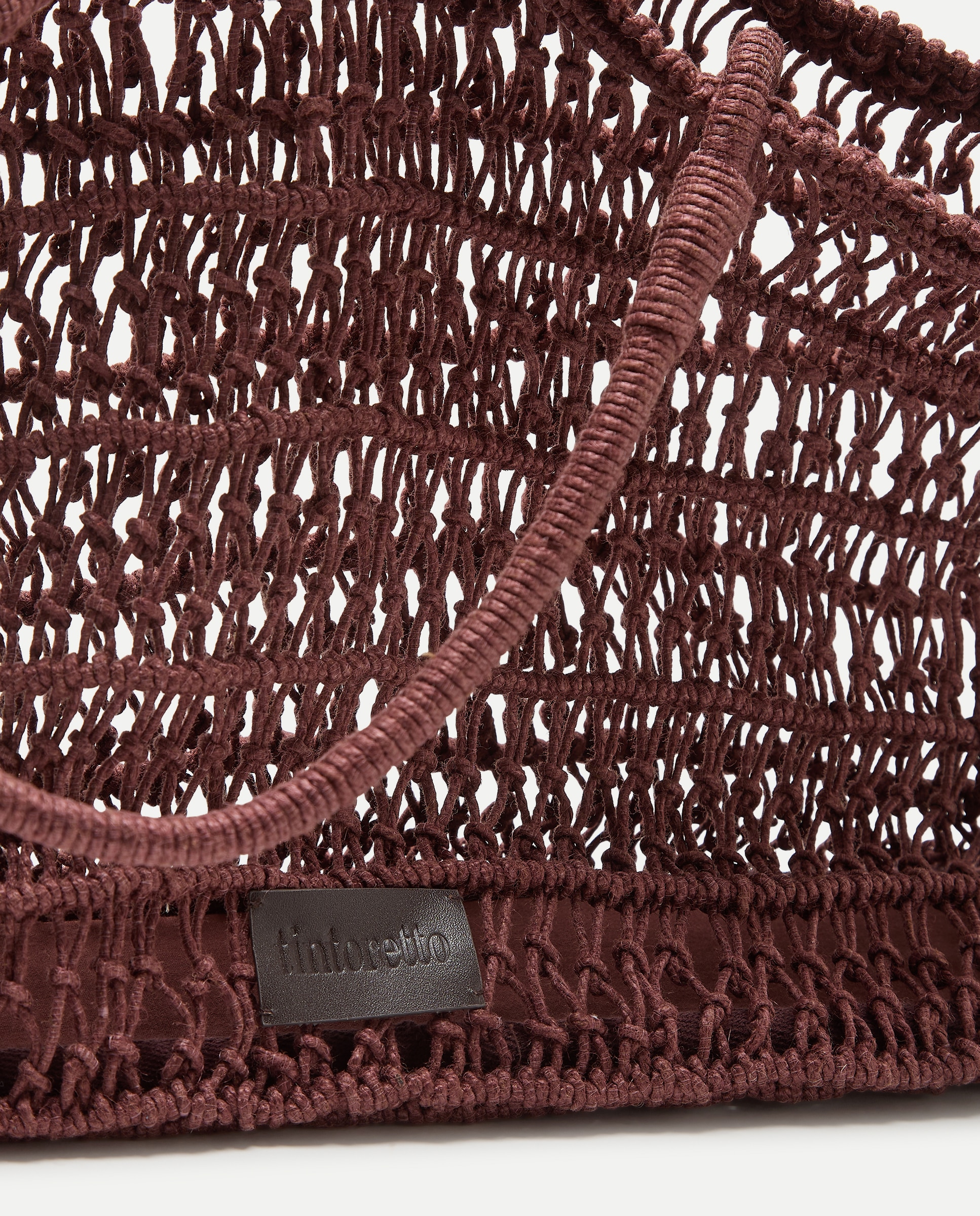 Imagen 3 de Bolso shopper de yute trenzado - Tintoretto - Marrón Marrón