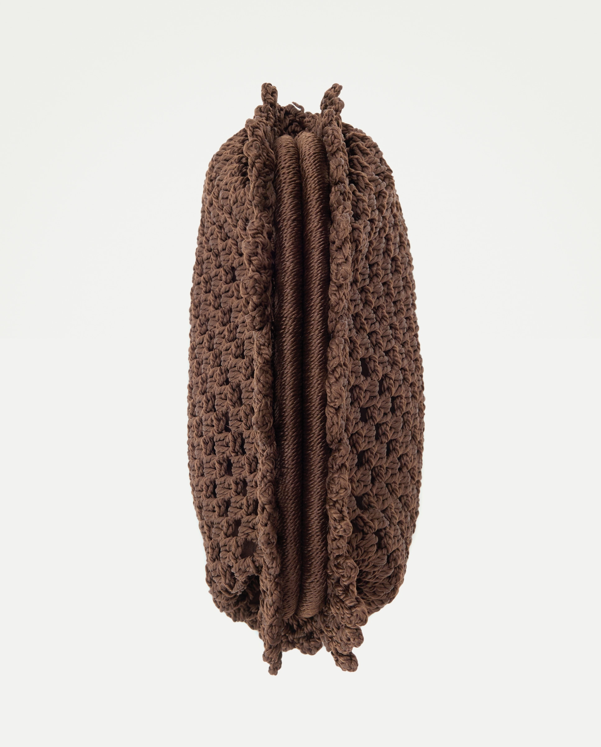 Imagen 4 de Bolso de crochet con cadena - Tintoretto - Chocolate Chocolate