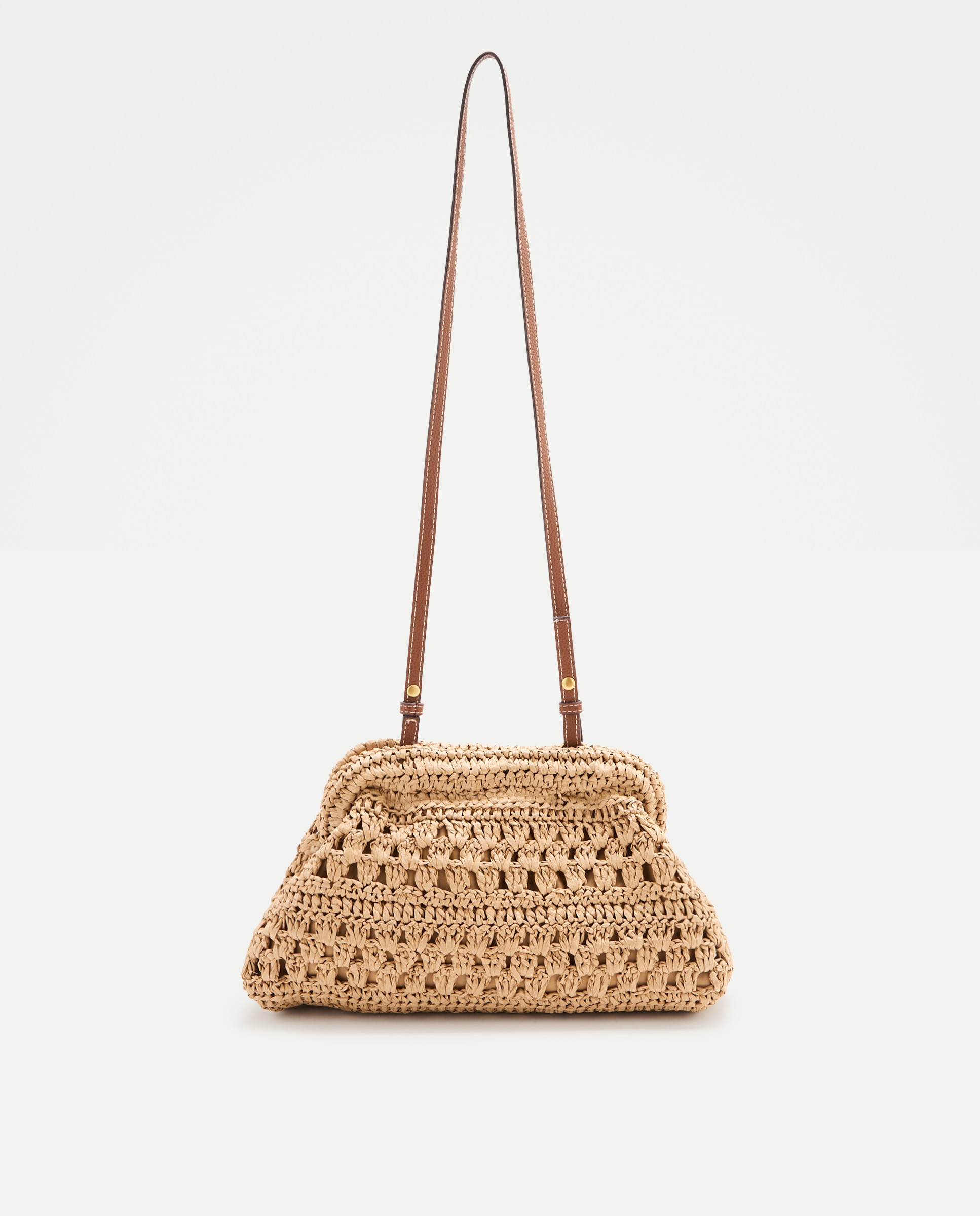 Imagen 1 de Bolso mediano efecto rafia - Tintoretto - Beige Beige