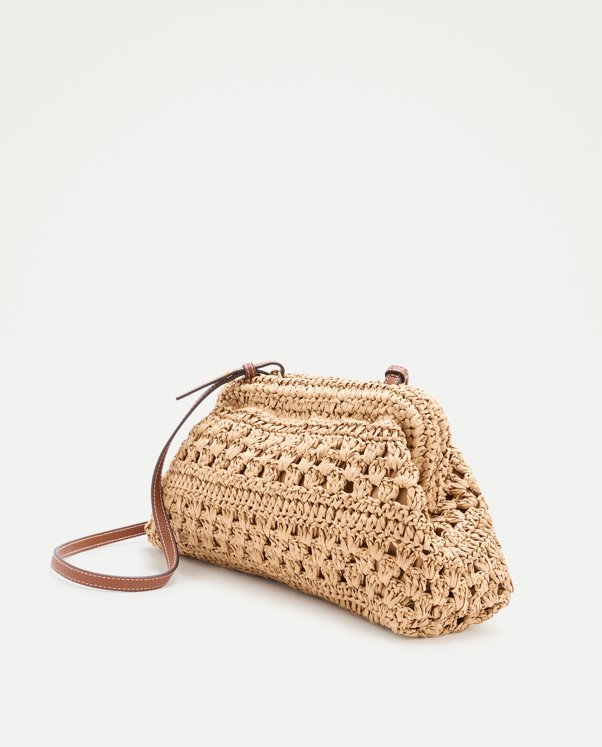 Imagen 2 de Bolso mediano efecto rafia - Tintoretto - Beige Beige