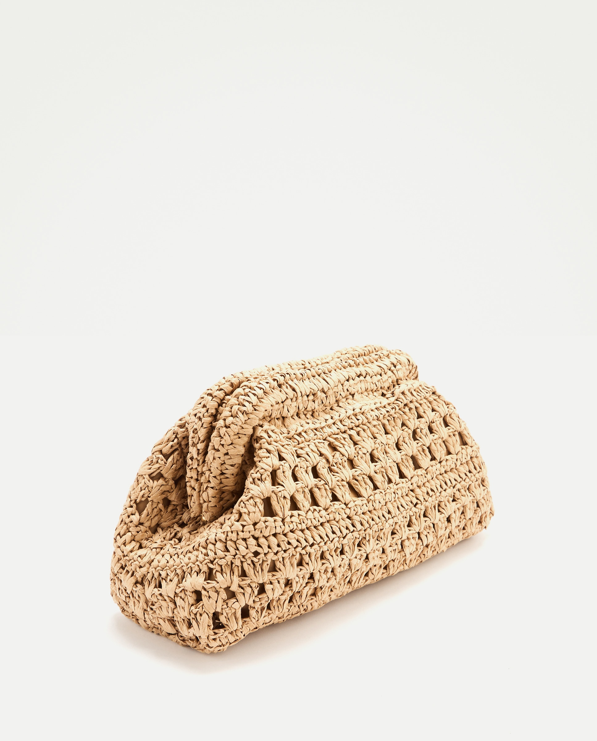 Imagen 4 de Bolso mediano efecto rafia - Tintoretto - Beige Beige
