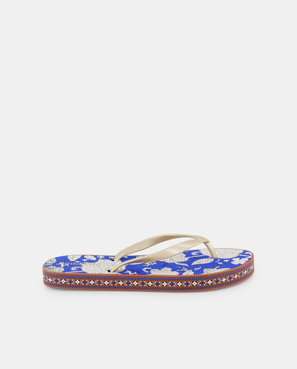Flip Flops com Estampado 440 Azulão-1