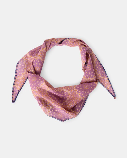 Imagen 0 de Bandana de algodón con pespuntes