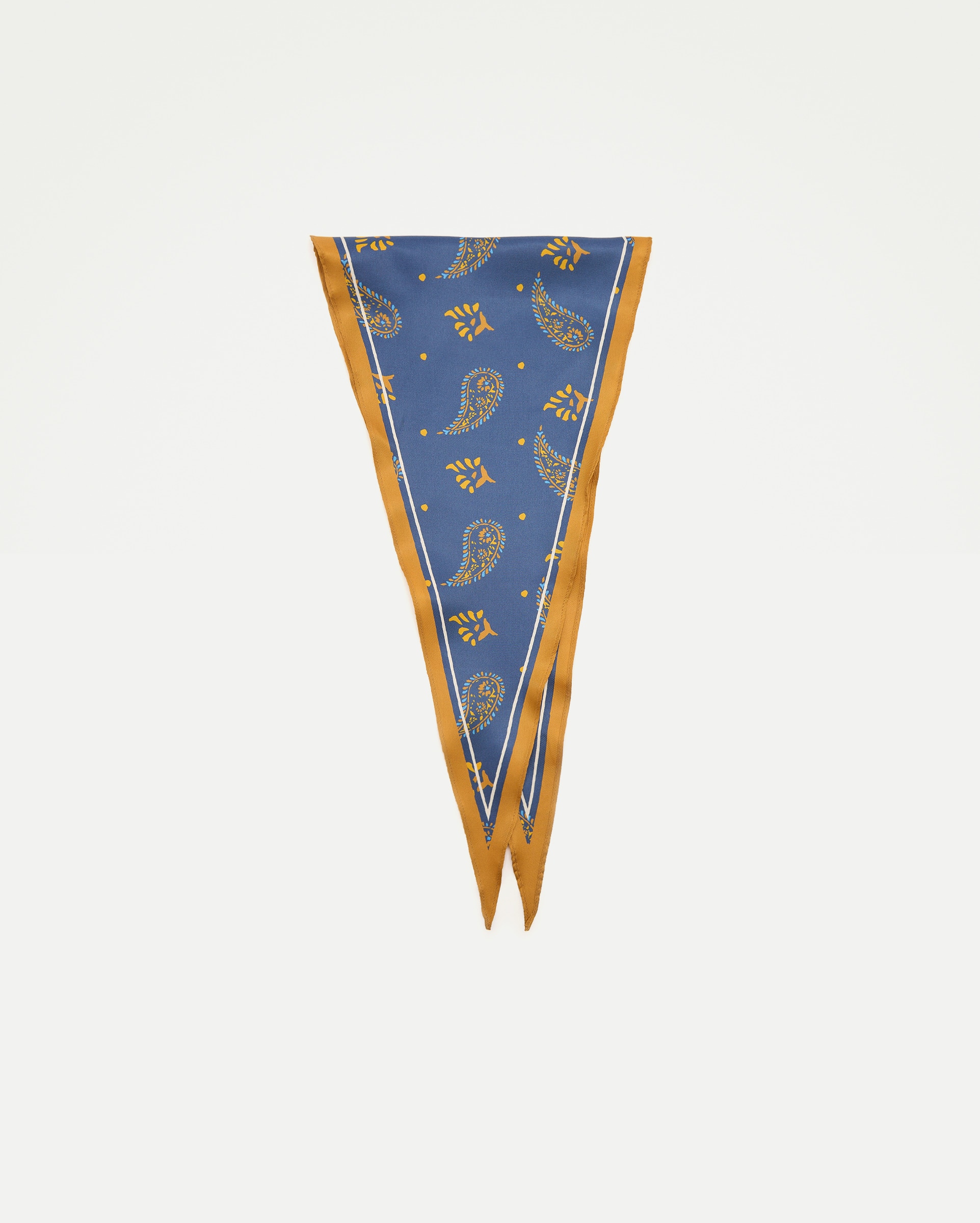 Bandana con print paisley - Tintoretto - 400 Azul 400 Azul-2