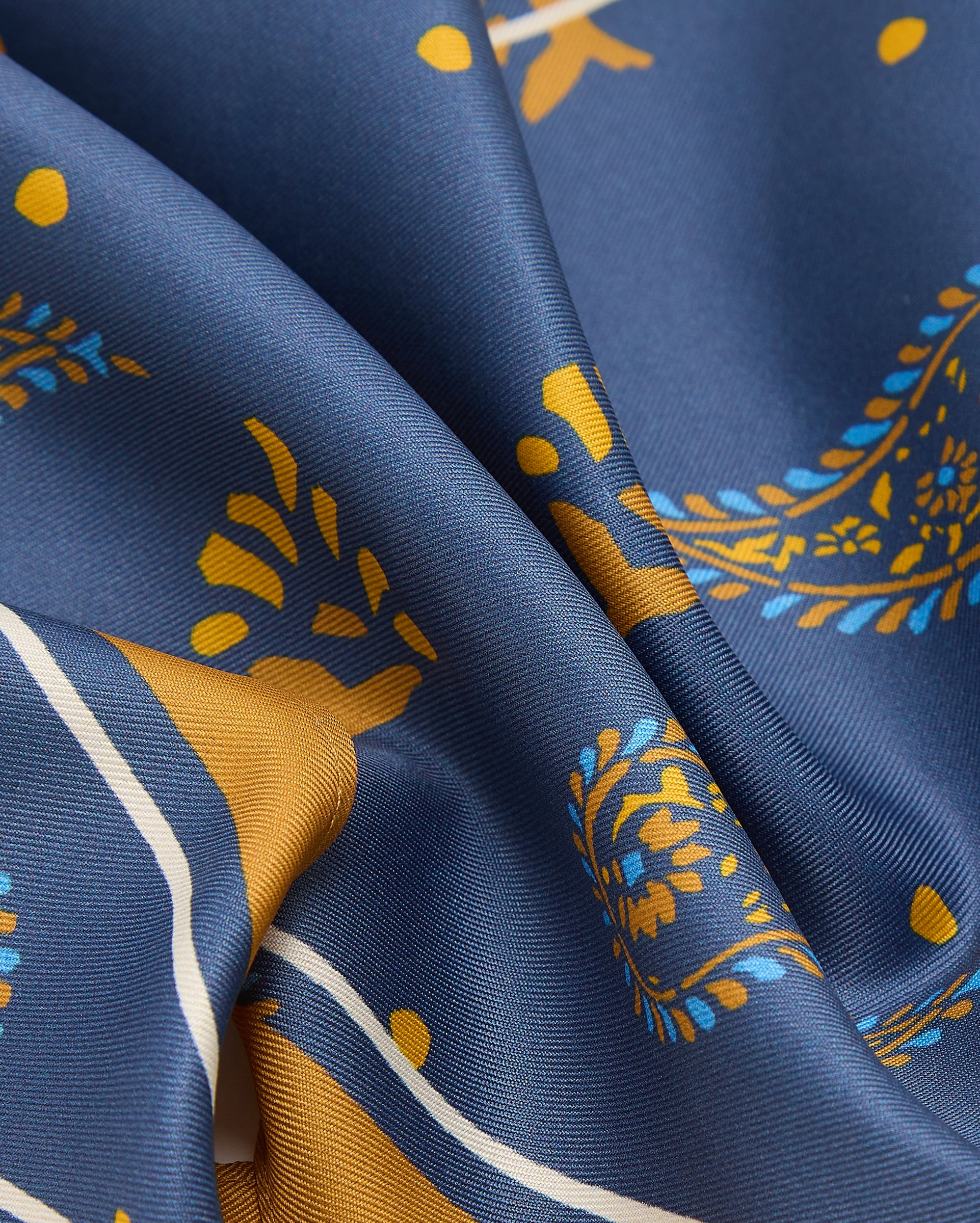 Bandana con print paisley - Tintoretto - 400 Azul 400 Azul-3