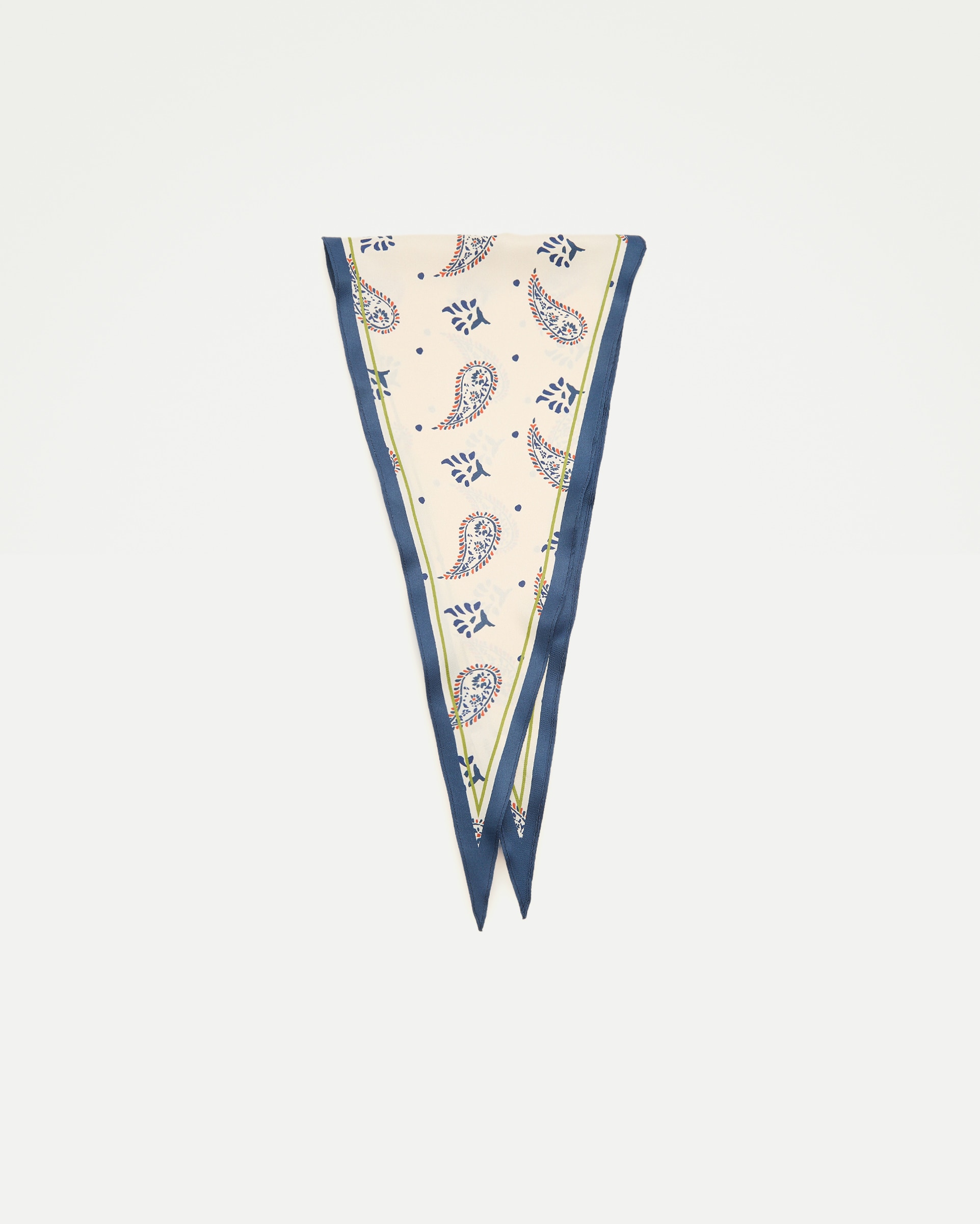 Bandana com Estampado Paisley 120 Cru-2