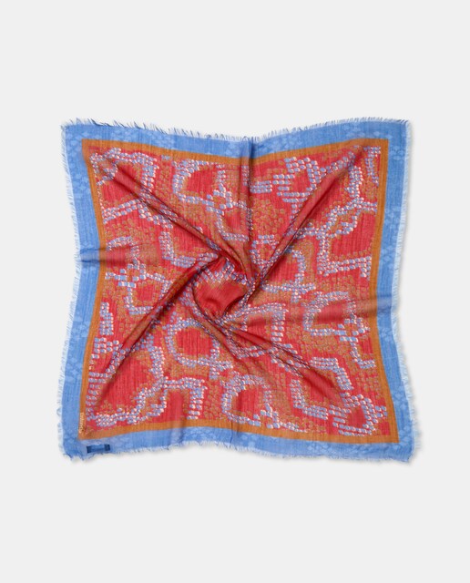 Pañuelo con estampado de serpiente