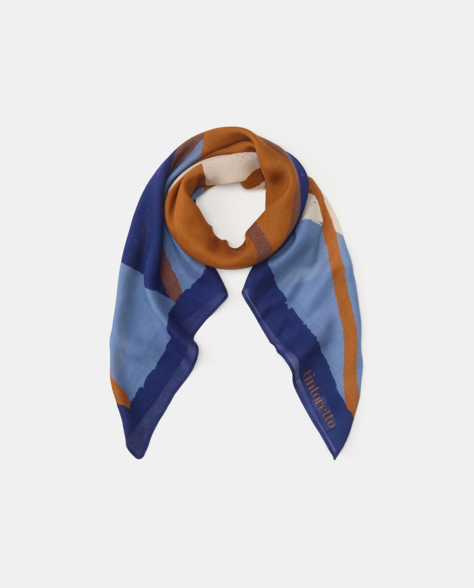 Bandana Bordada 400 Azul-2