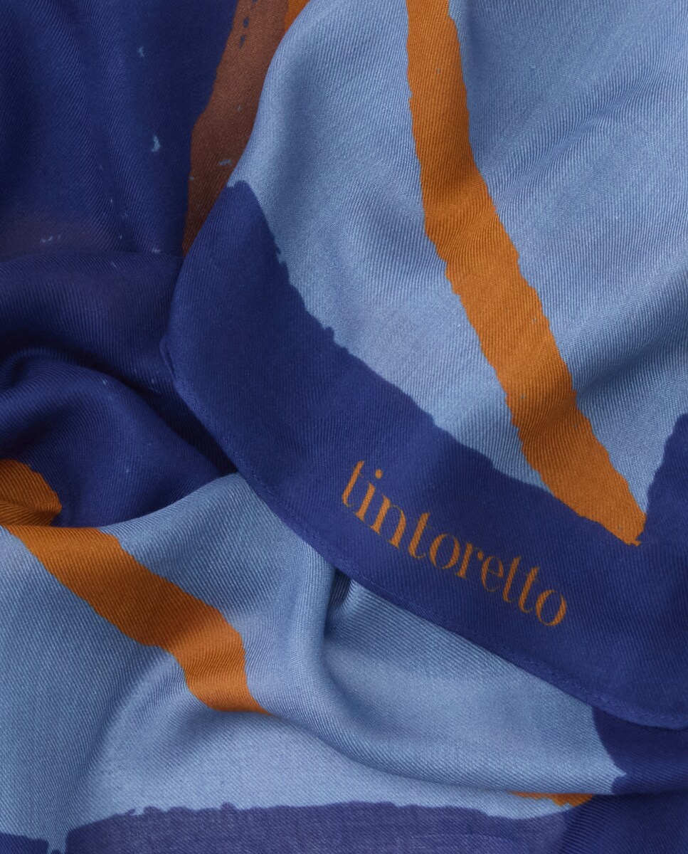 Bandana Bordada 400 Azul-4