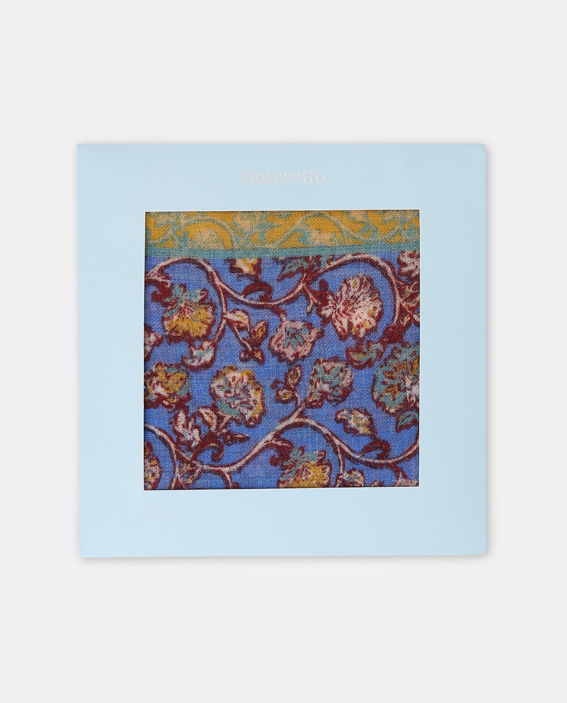 Lenço de Lã 400 Azul-1