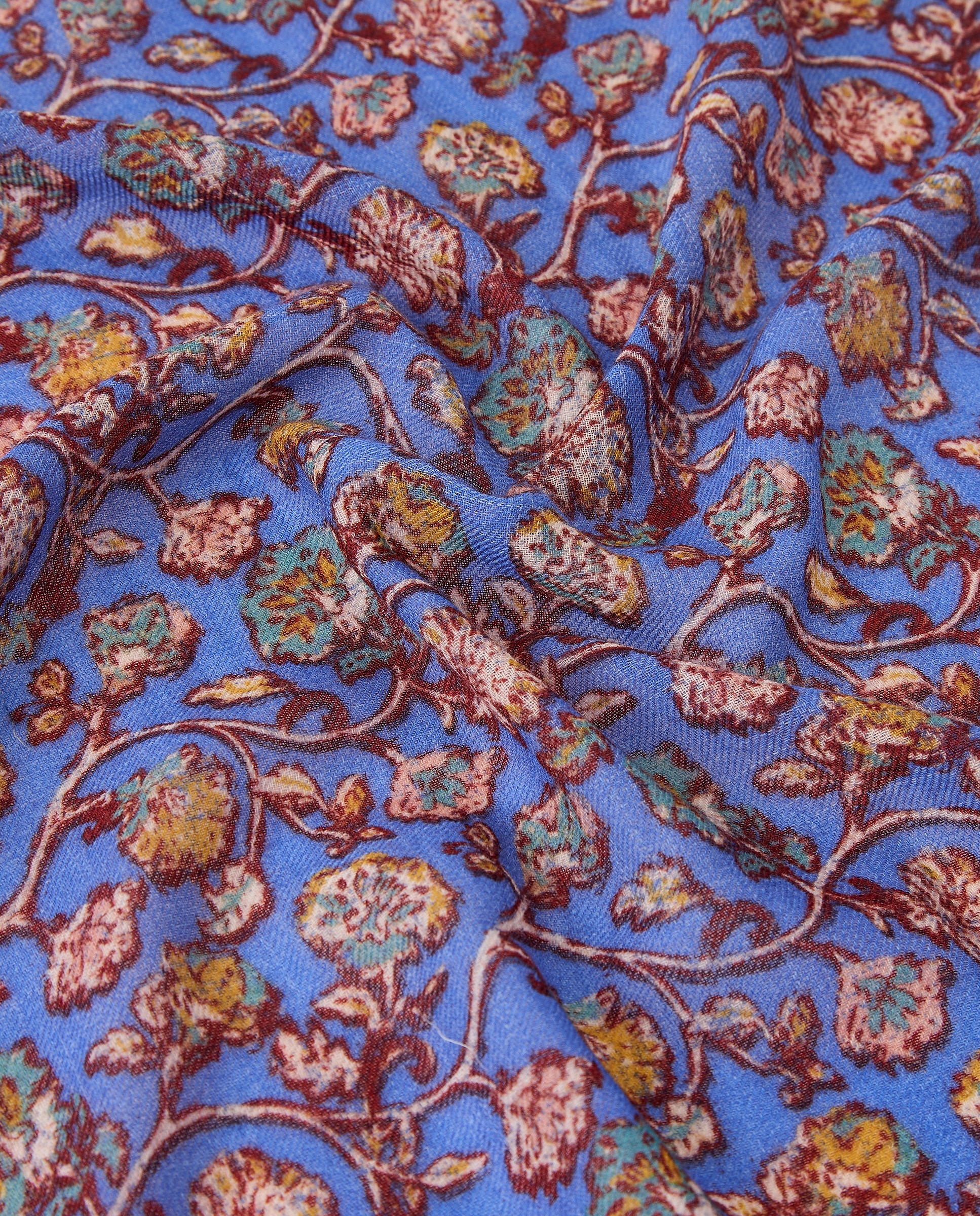 Lenço de Lã 400 Azul-3