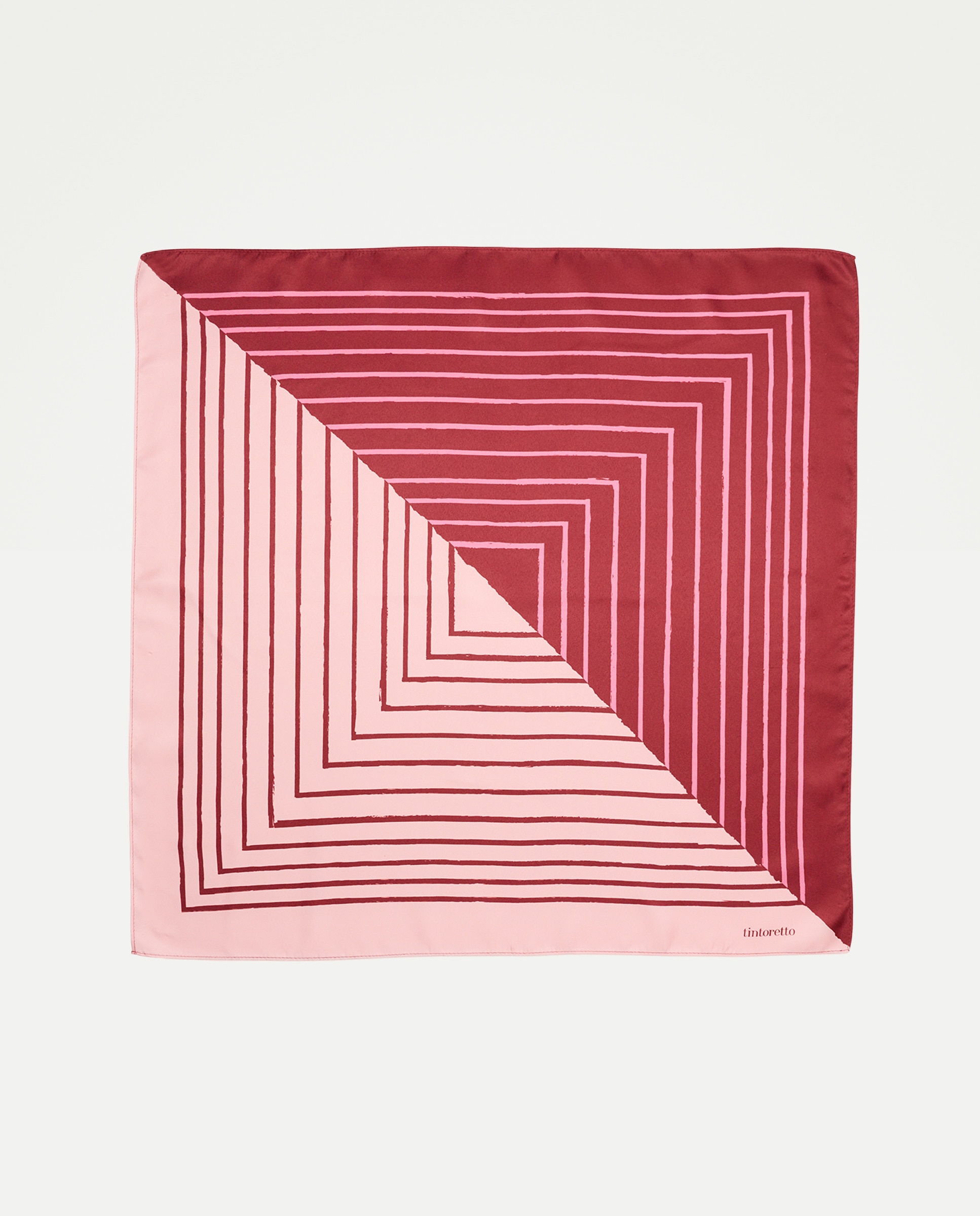 Lenço de Pescoço com Linhas 200 Rosa-2