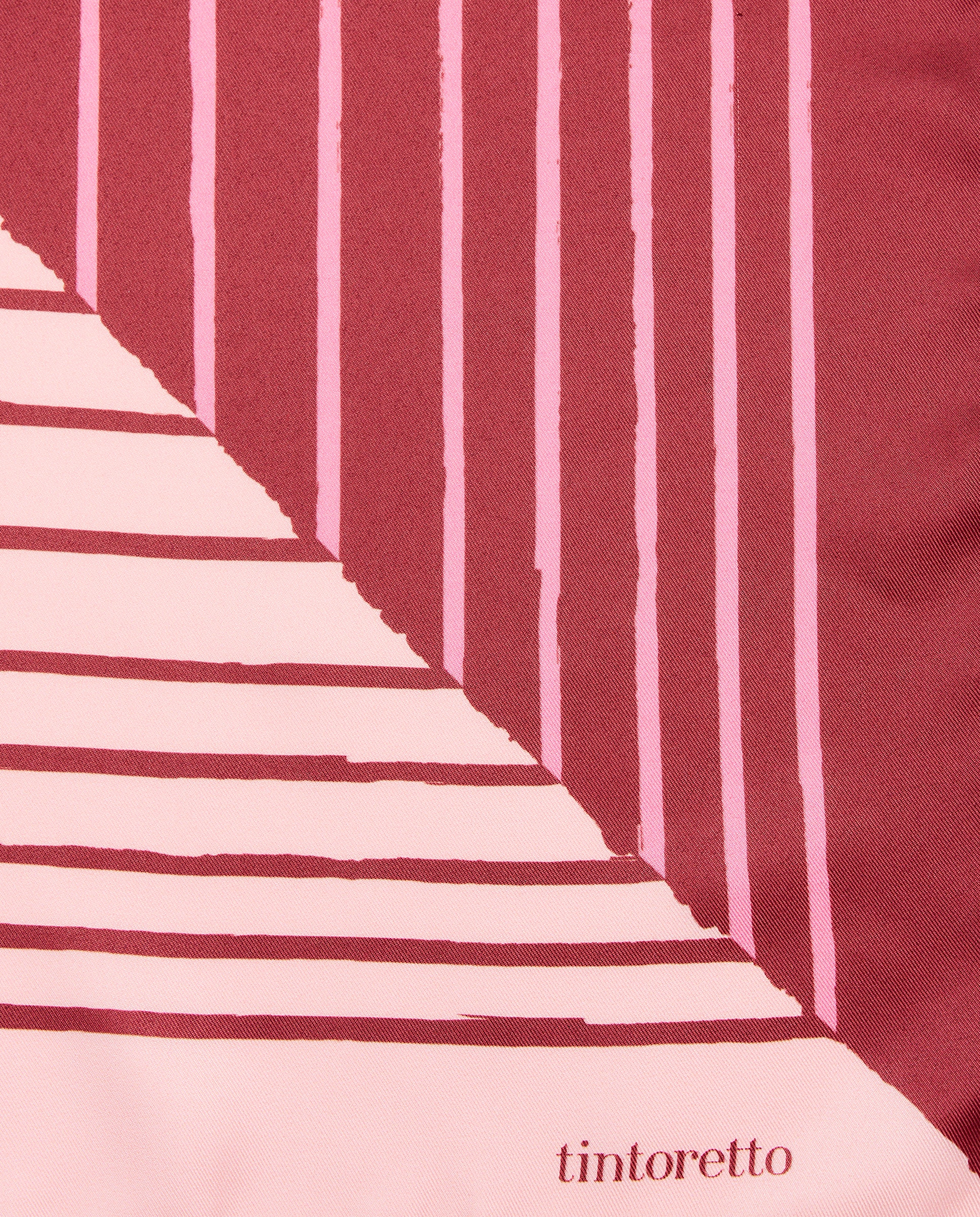 Lenço de Pescoço com Linhas 200 Rosa-4