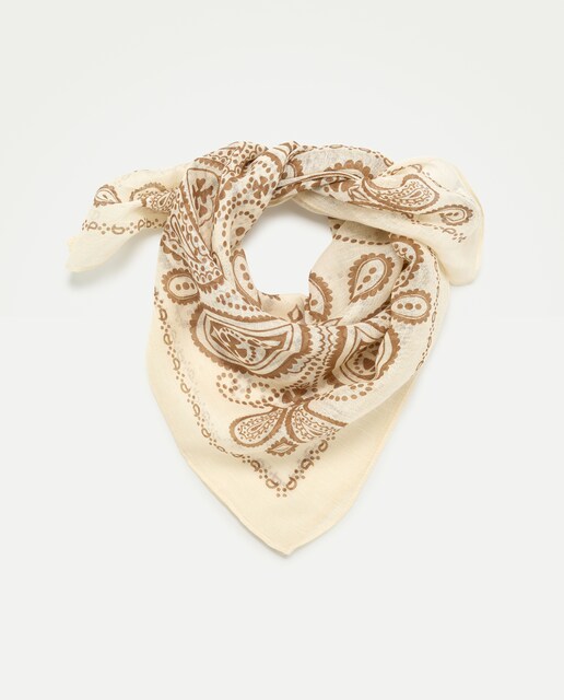Pañuelo cuello print paisley