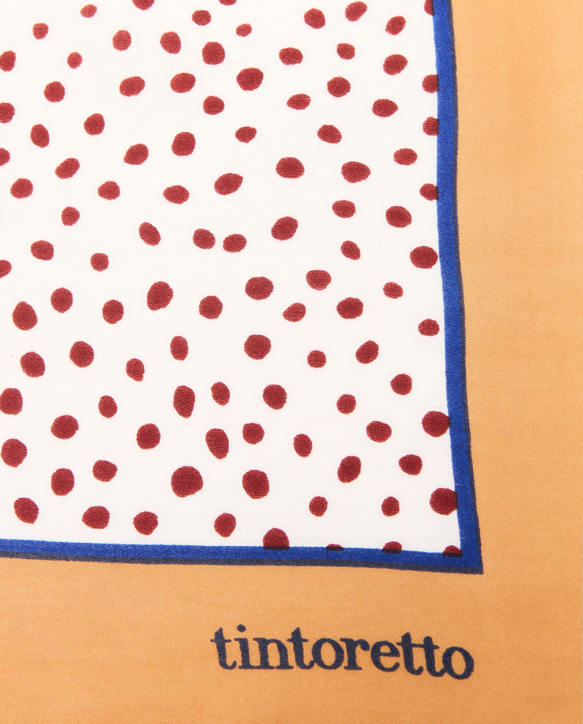 Lenço de Pescoço com Estampado Dots 120 Cru-4