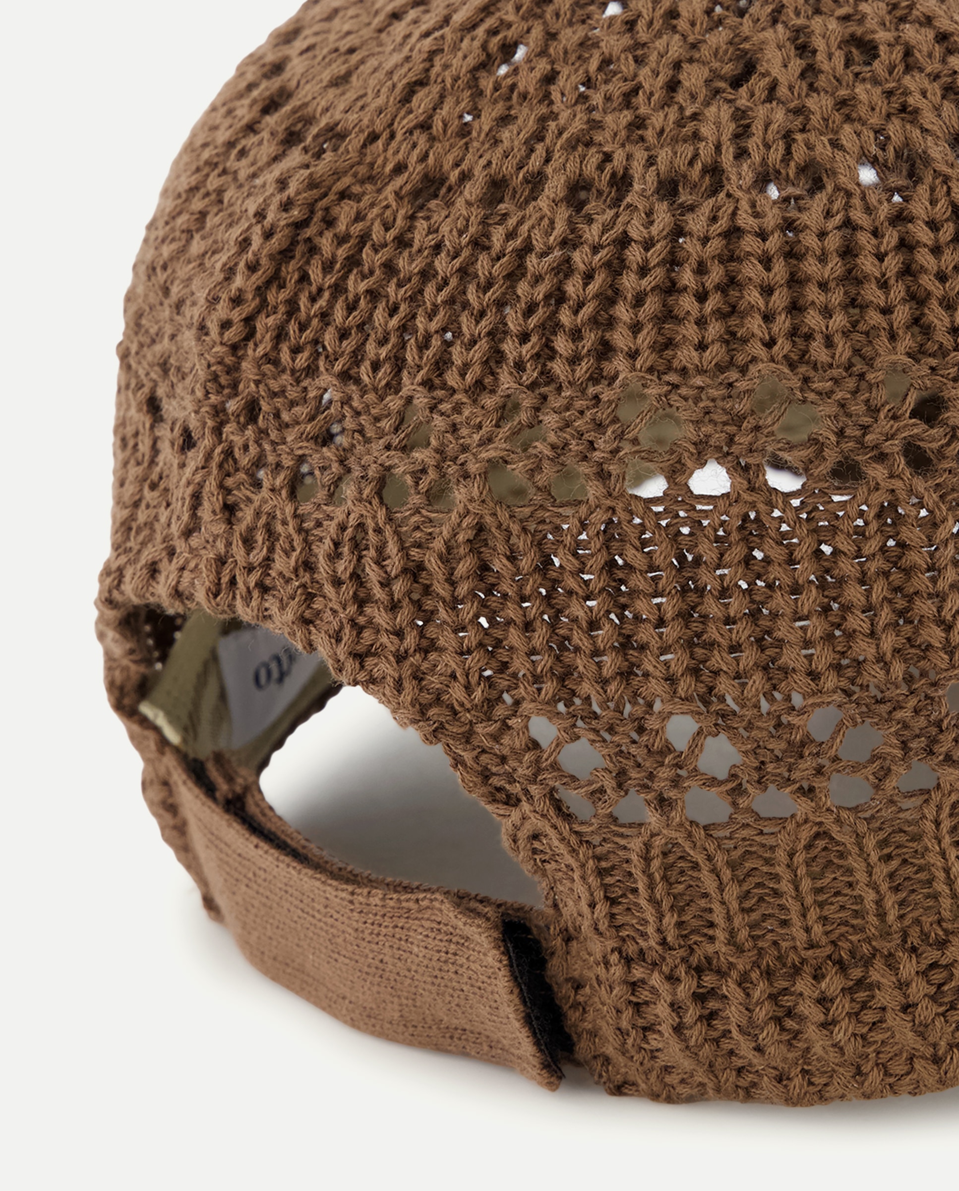 Boné de Crochet Chocolate-2