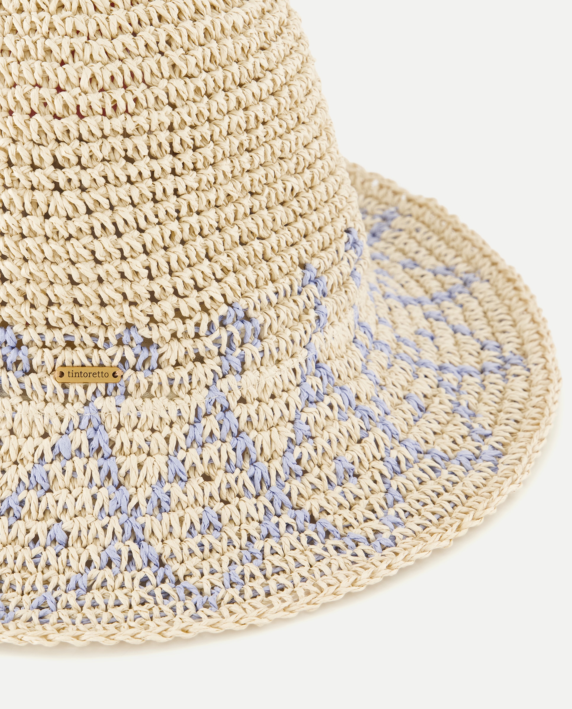Gorro com Detalhe de Losango 120 Cru-2