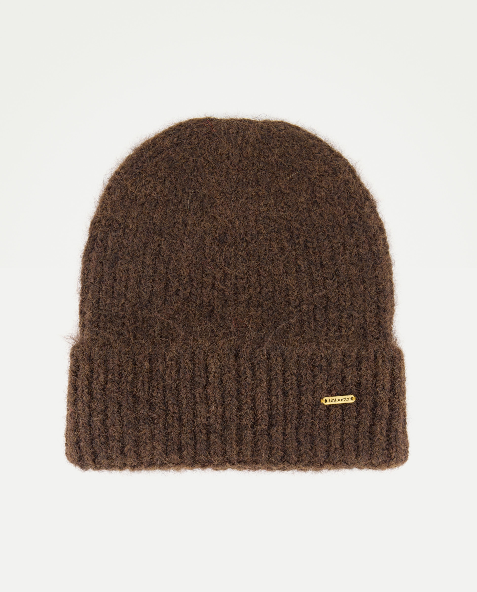 Imagen 0 de Gorro punto color liso Marrón