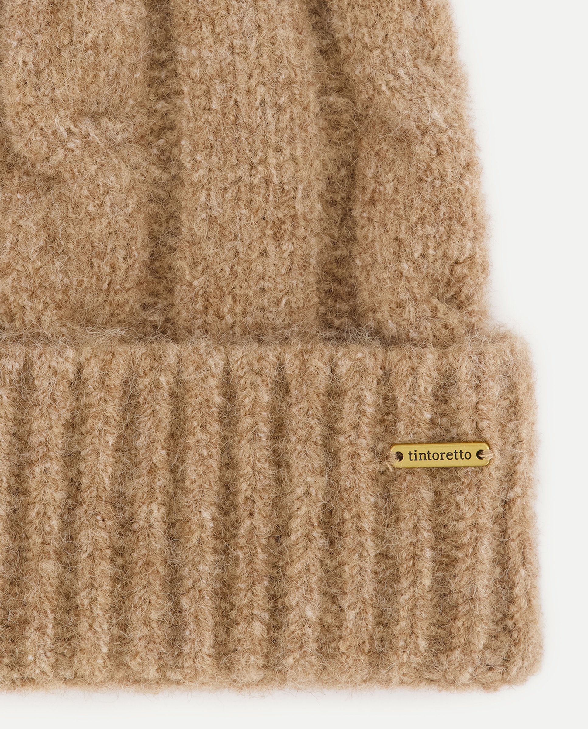 Gorro punto ochos - Tintoretto - Beige Beige-2